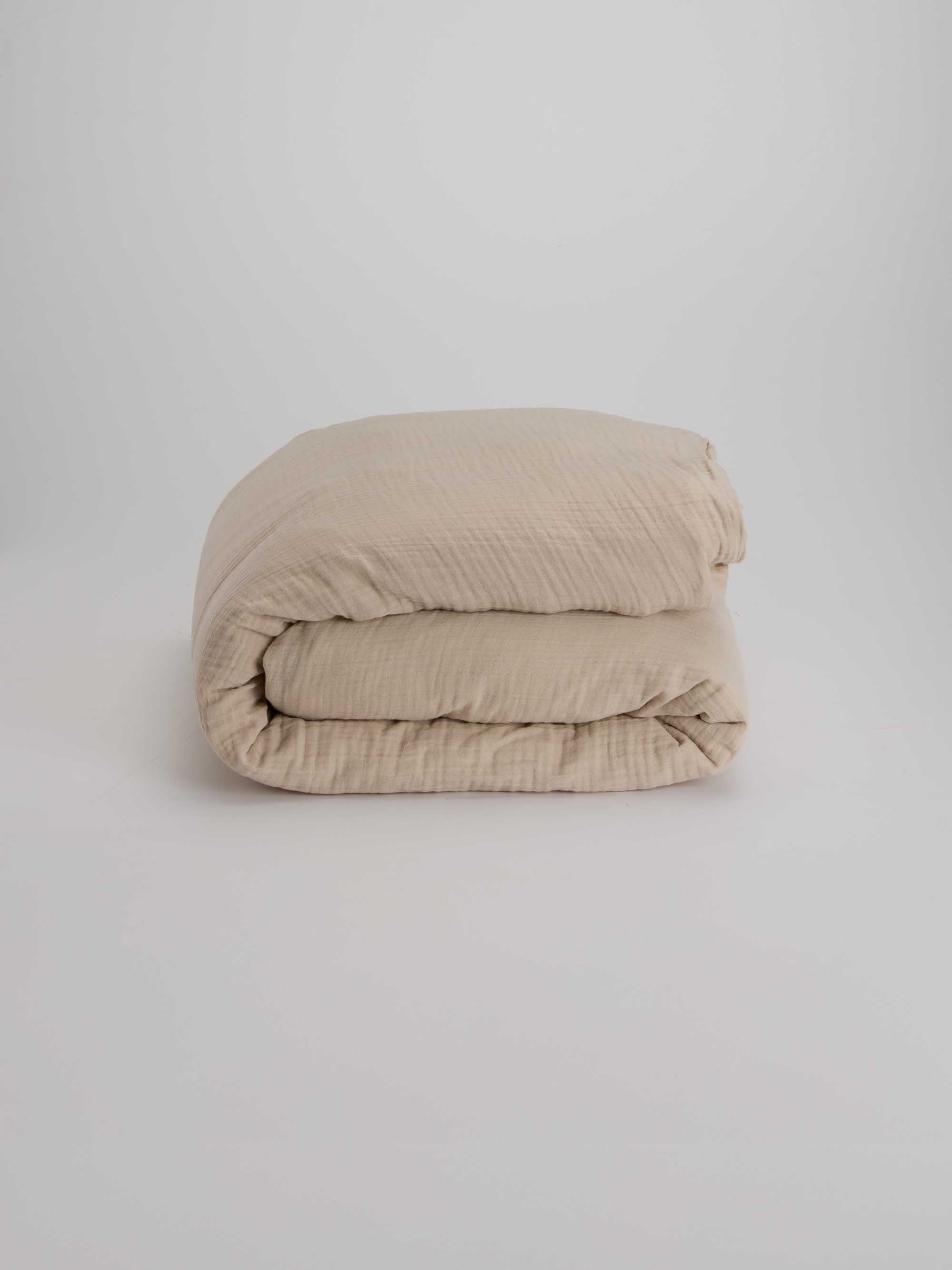 Dream Muslin Toddler Duvet Cover Set – Sand