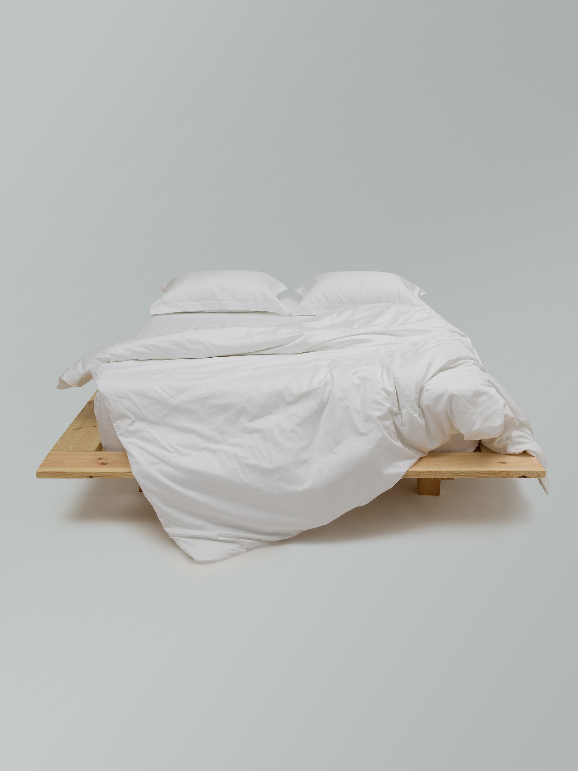 ציפה וציפיות סאטן Oxford - לבן