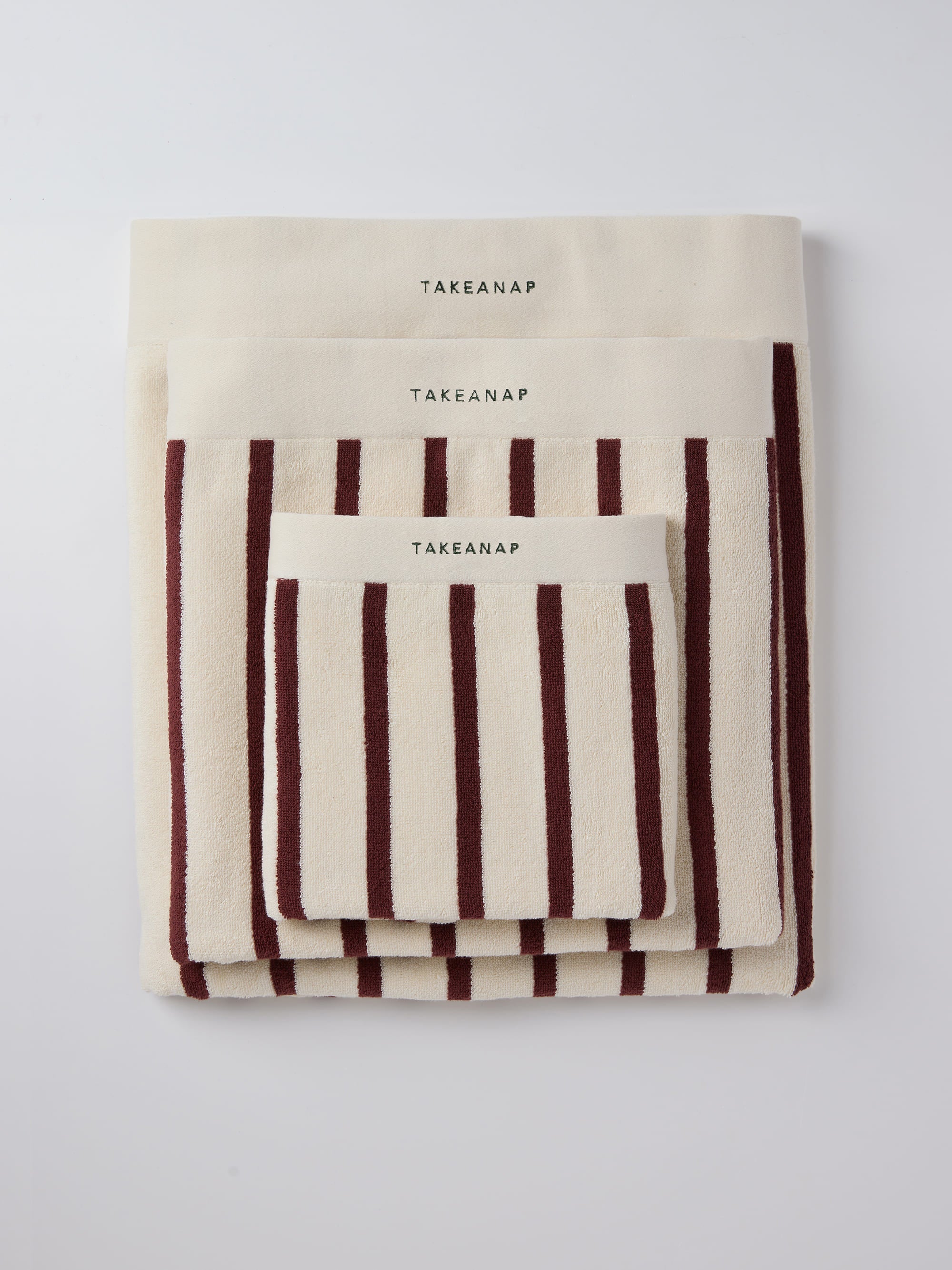 מגבות רחצה Stripes - טאבקו