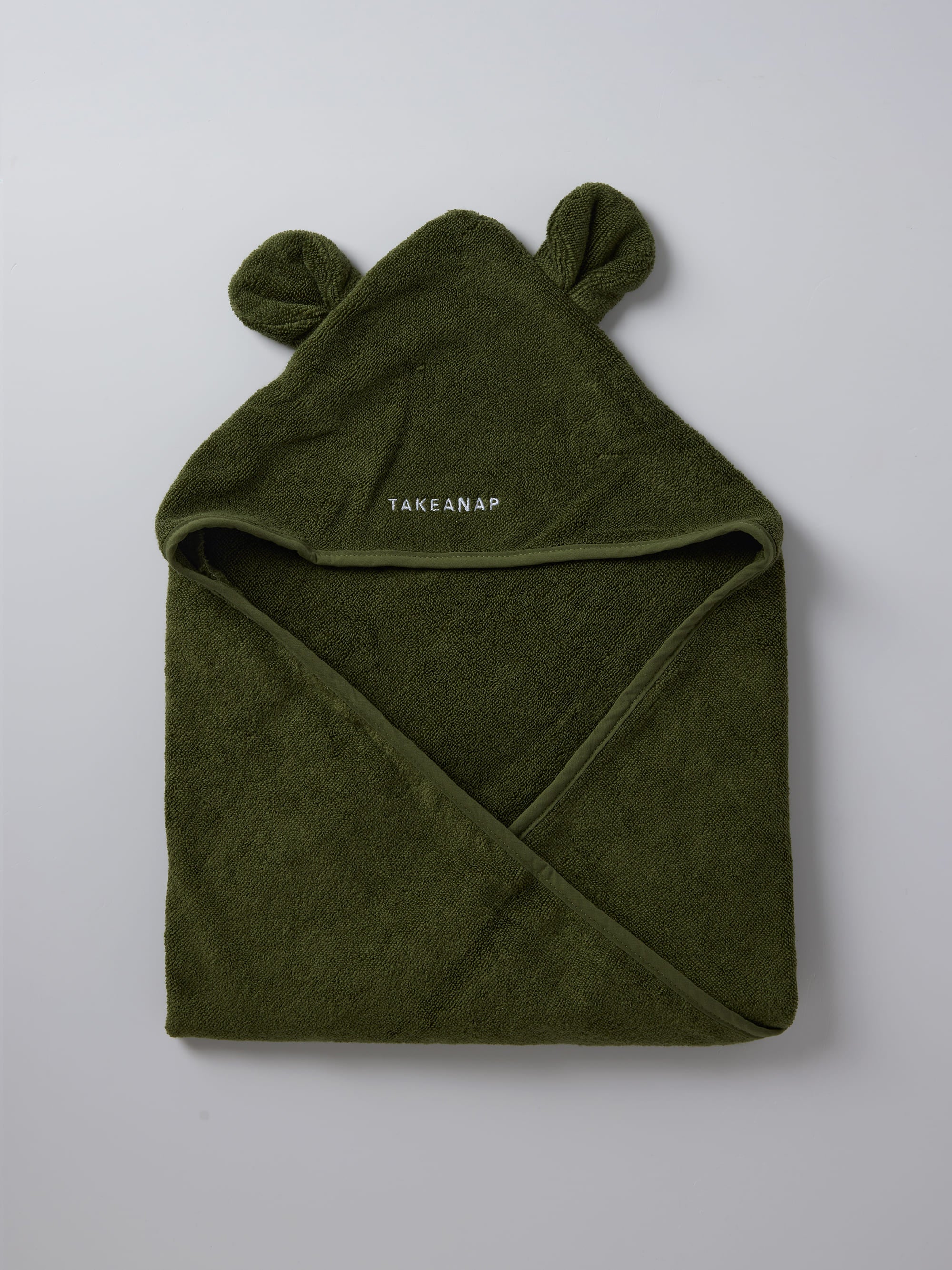 Quality Hooded Baby Towel – Green