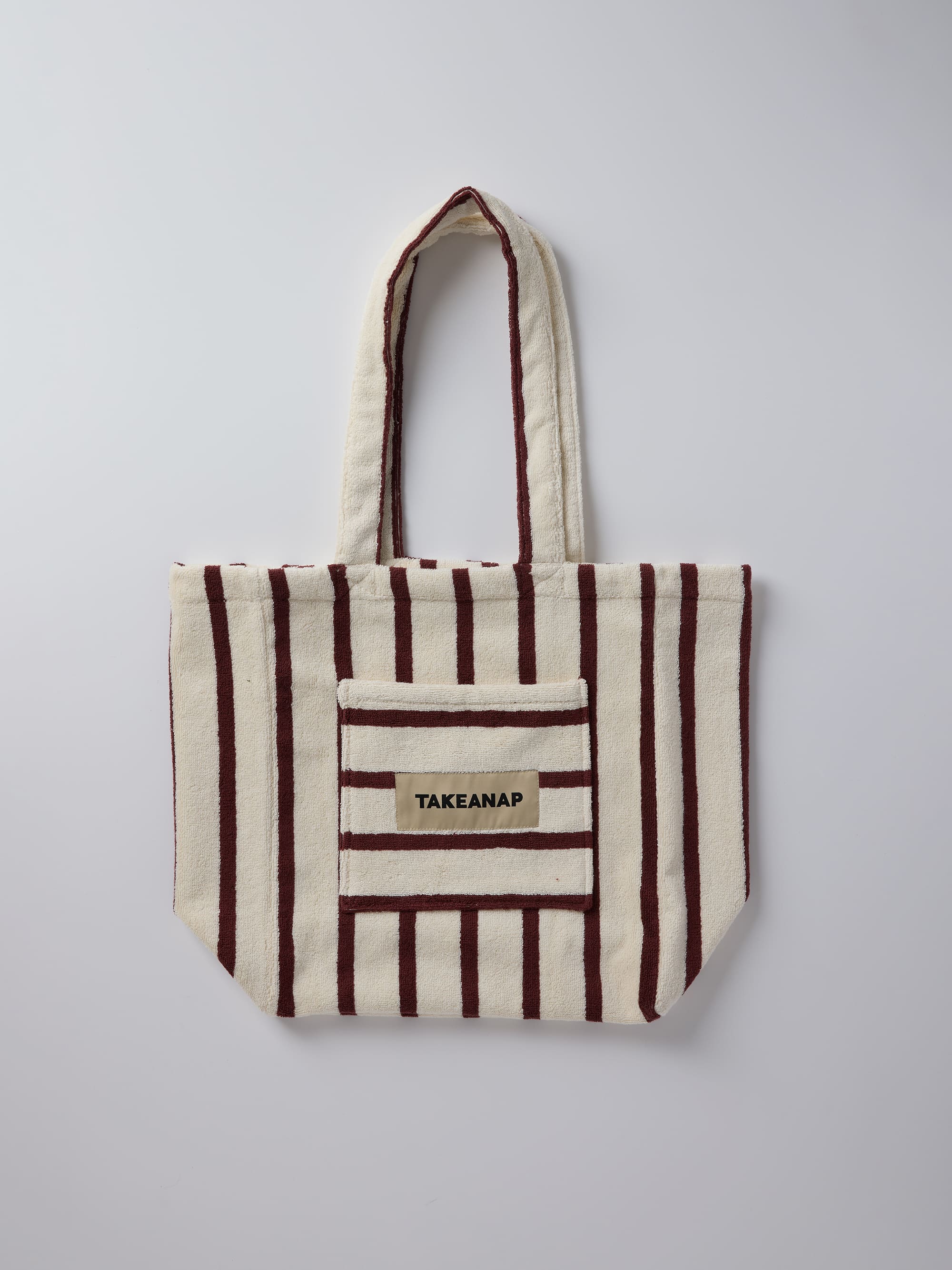 Stripes Terry Tote – Tabaco