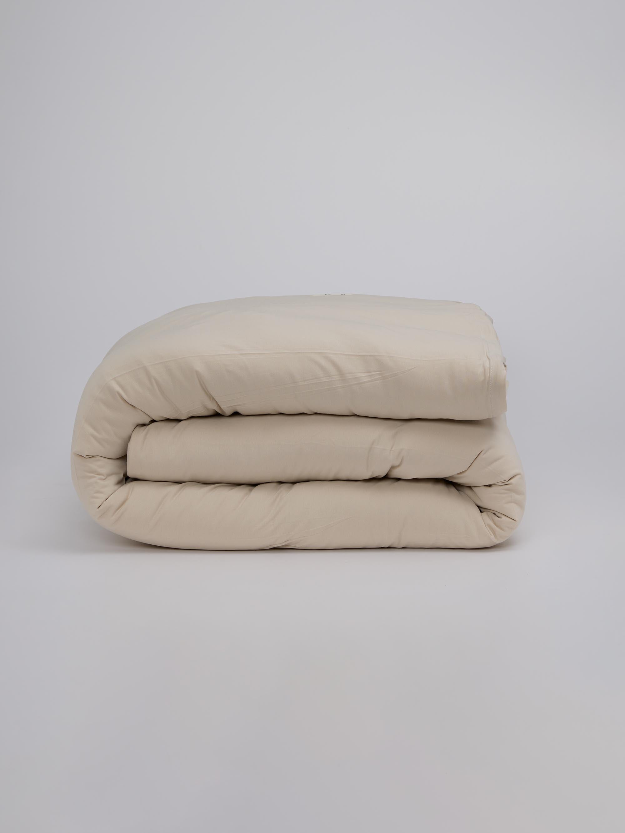 Oxford Jersey Duvet Cover Set – Sand