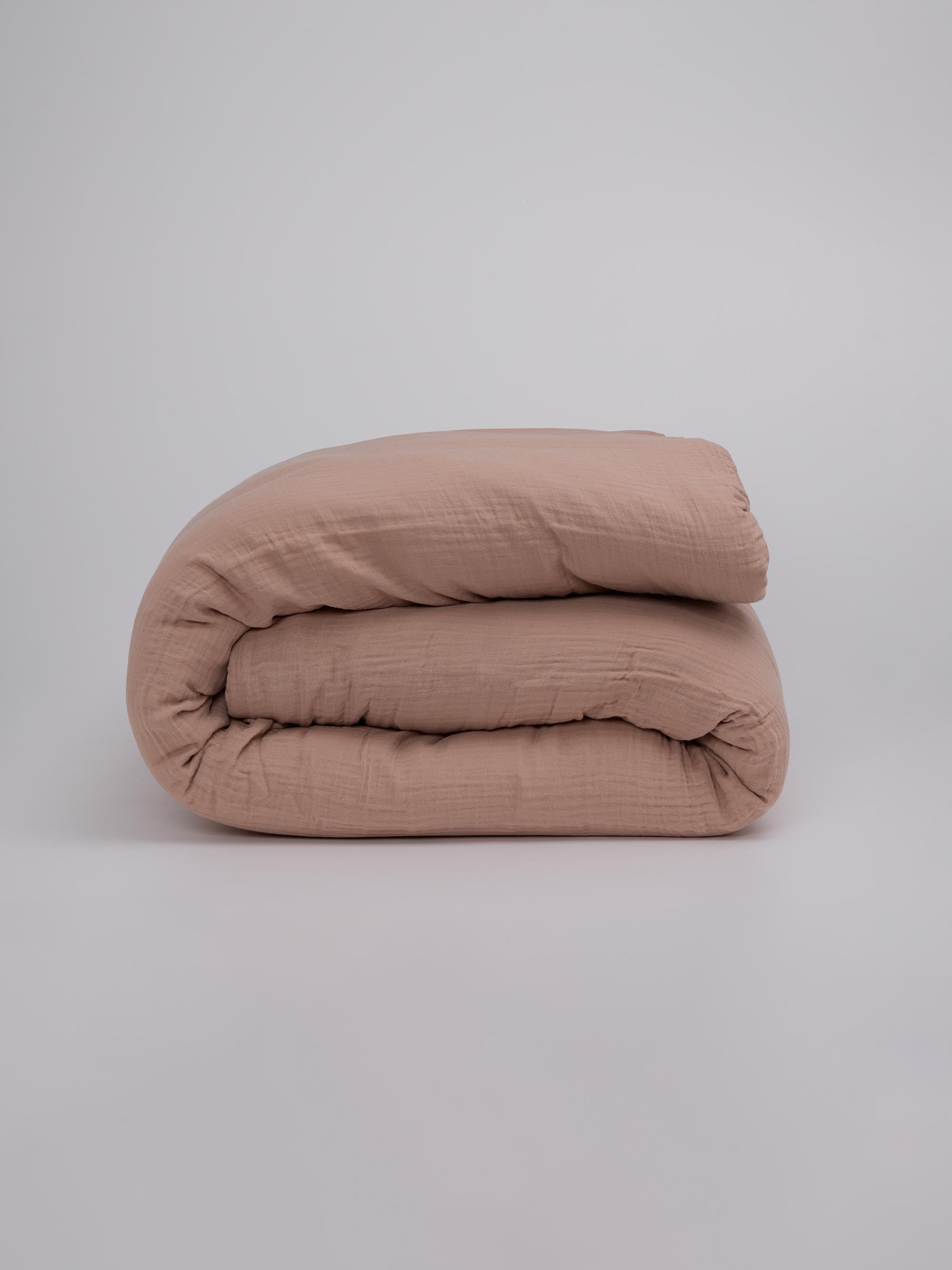 Dream Muslin Duvet Cover Set – Nude