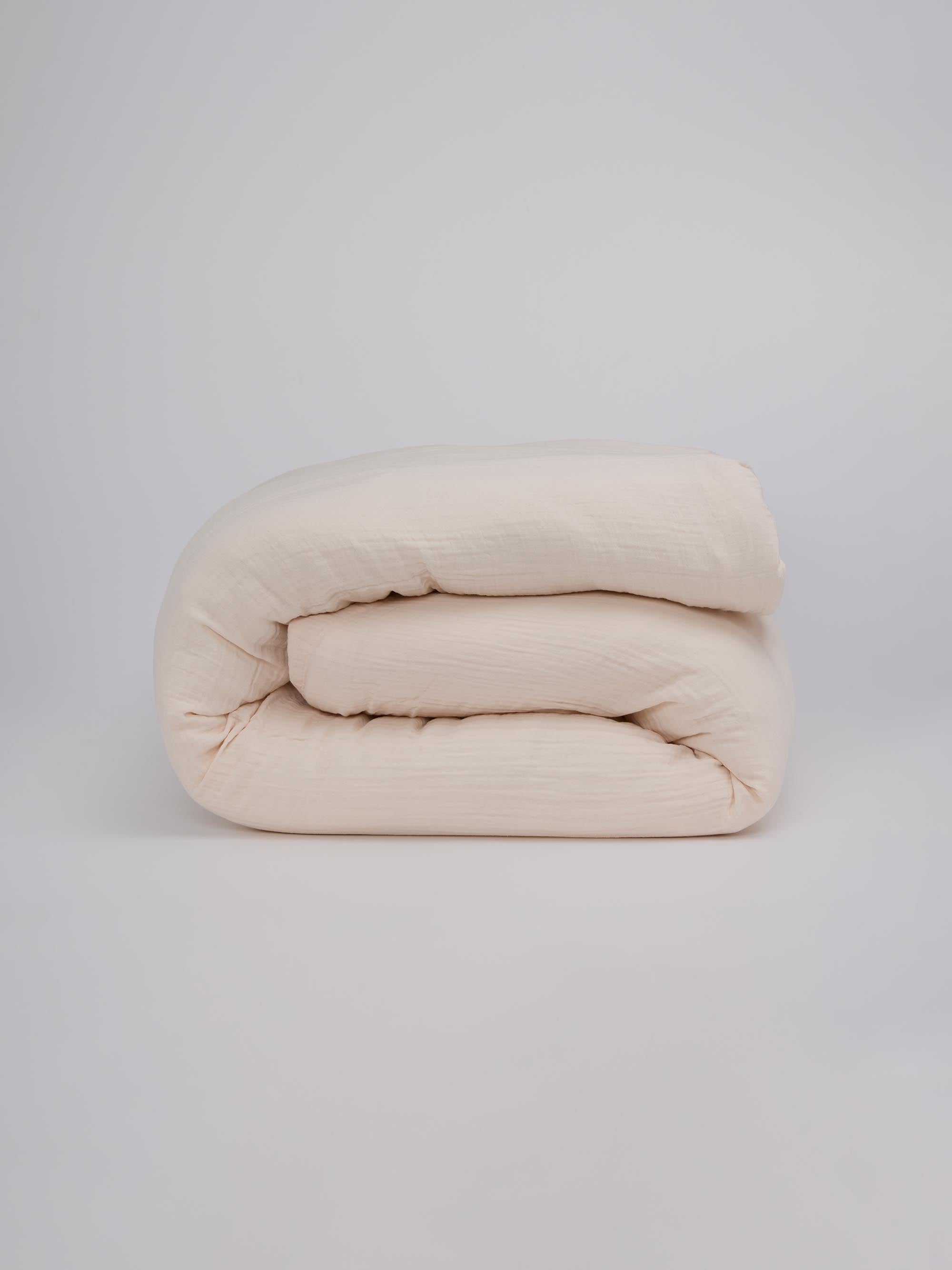 Dream Muslin Duvet Cover Set – Powder Pink