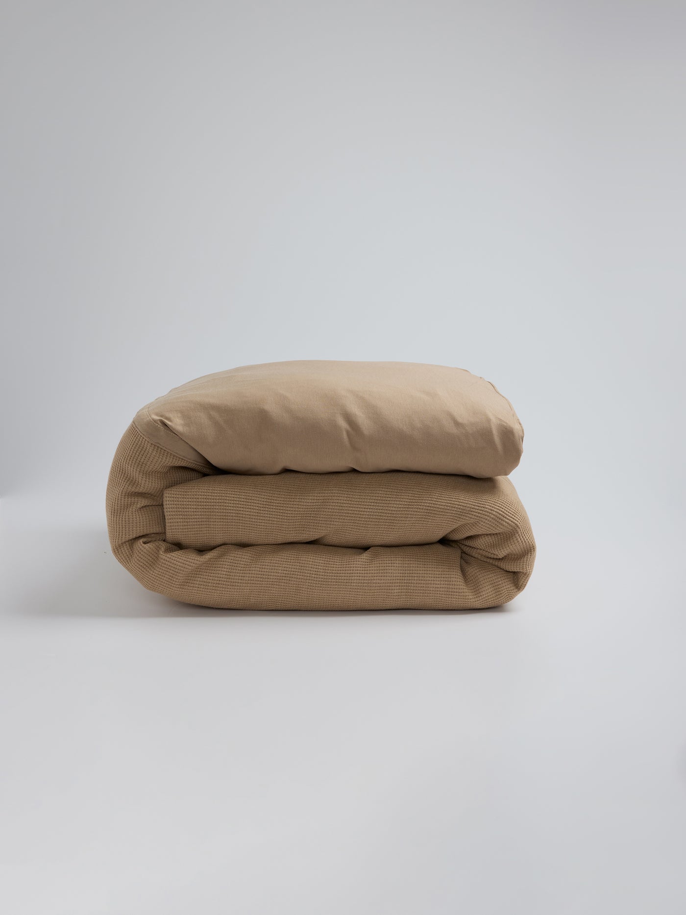 Jacquard Waffle Jersey Baby & Toddler Bedding Set – Mocha