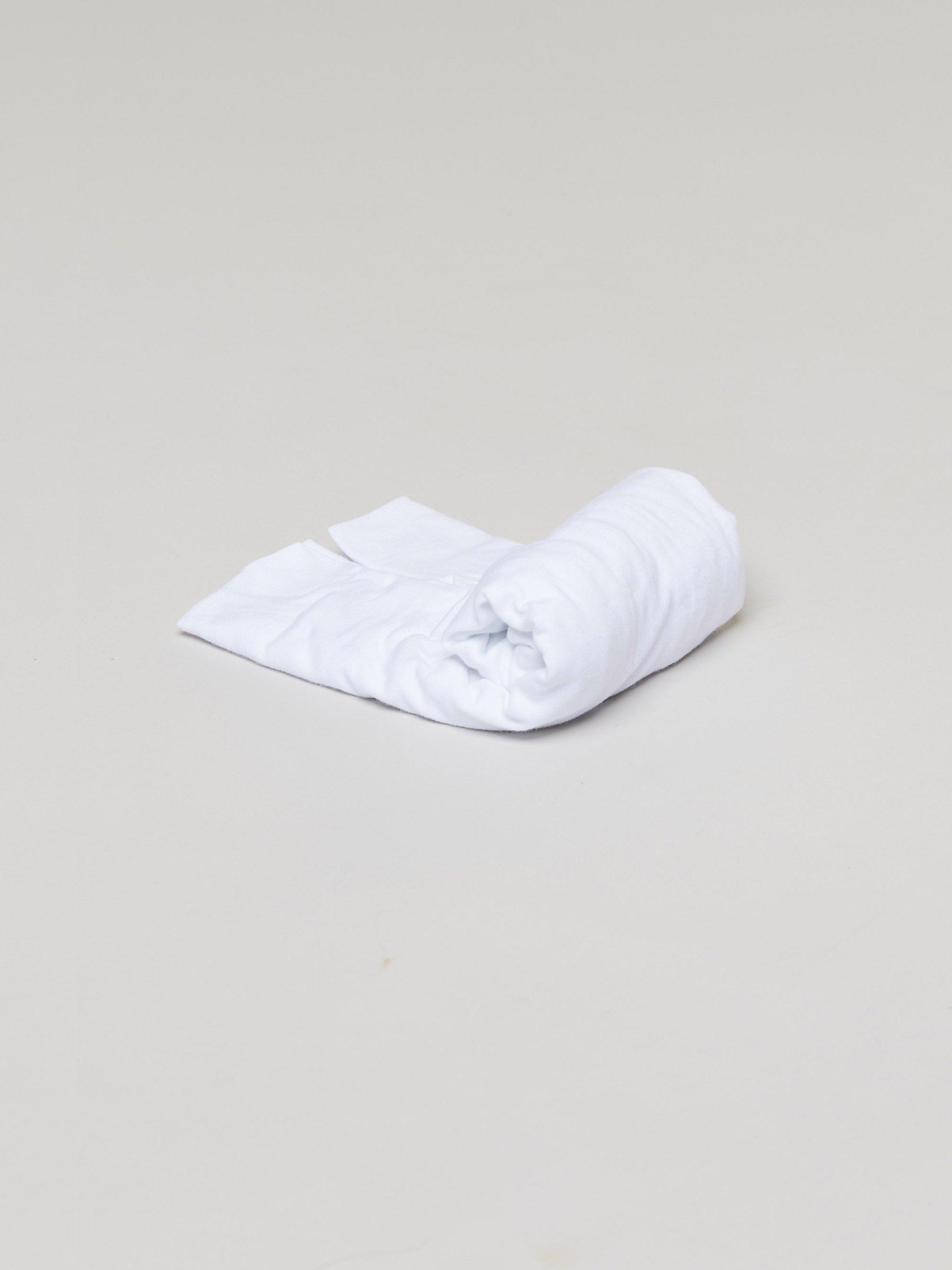 סדינים לתינוק ג׳רסי טריקו - לבן