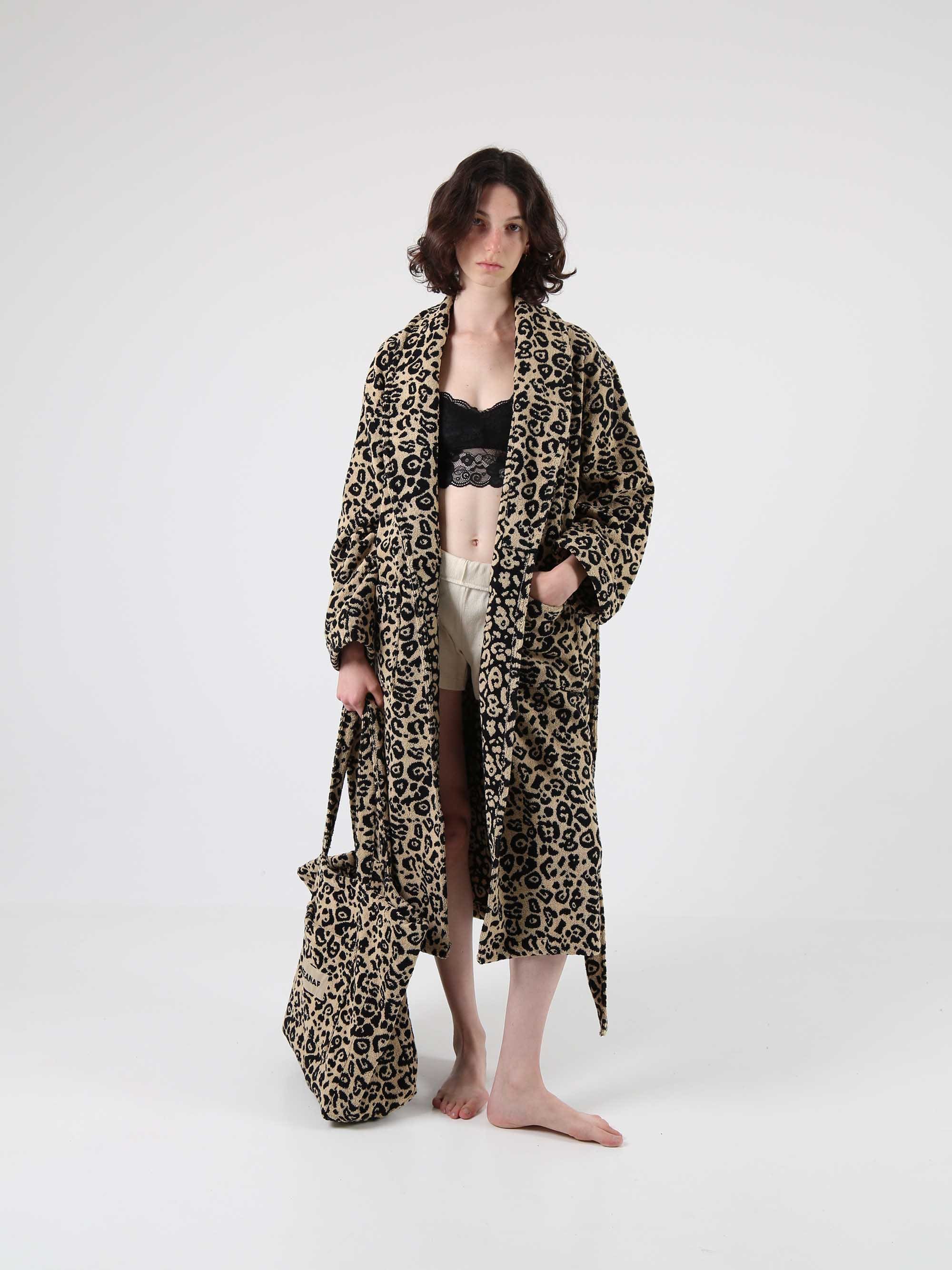 Leopard Bathrobe