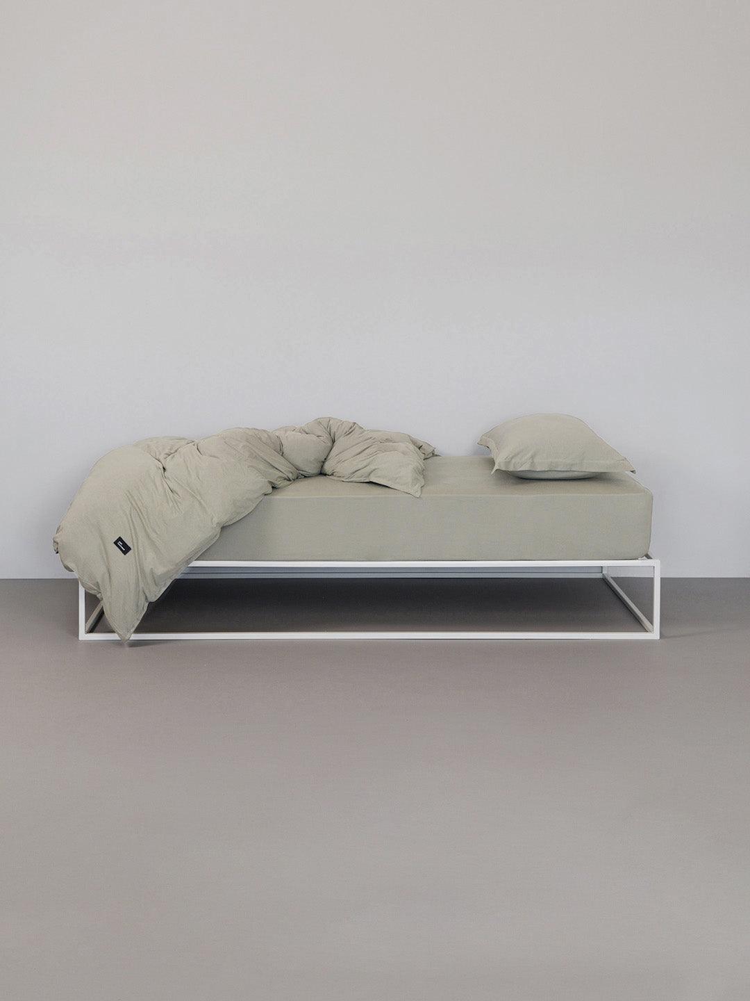 Oxford Jersey Duvet Cover Set – Pistachio