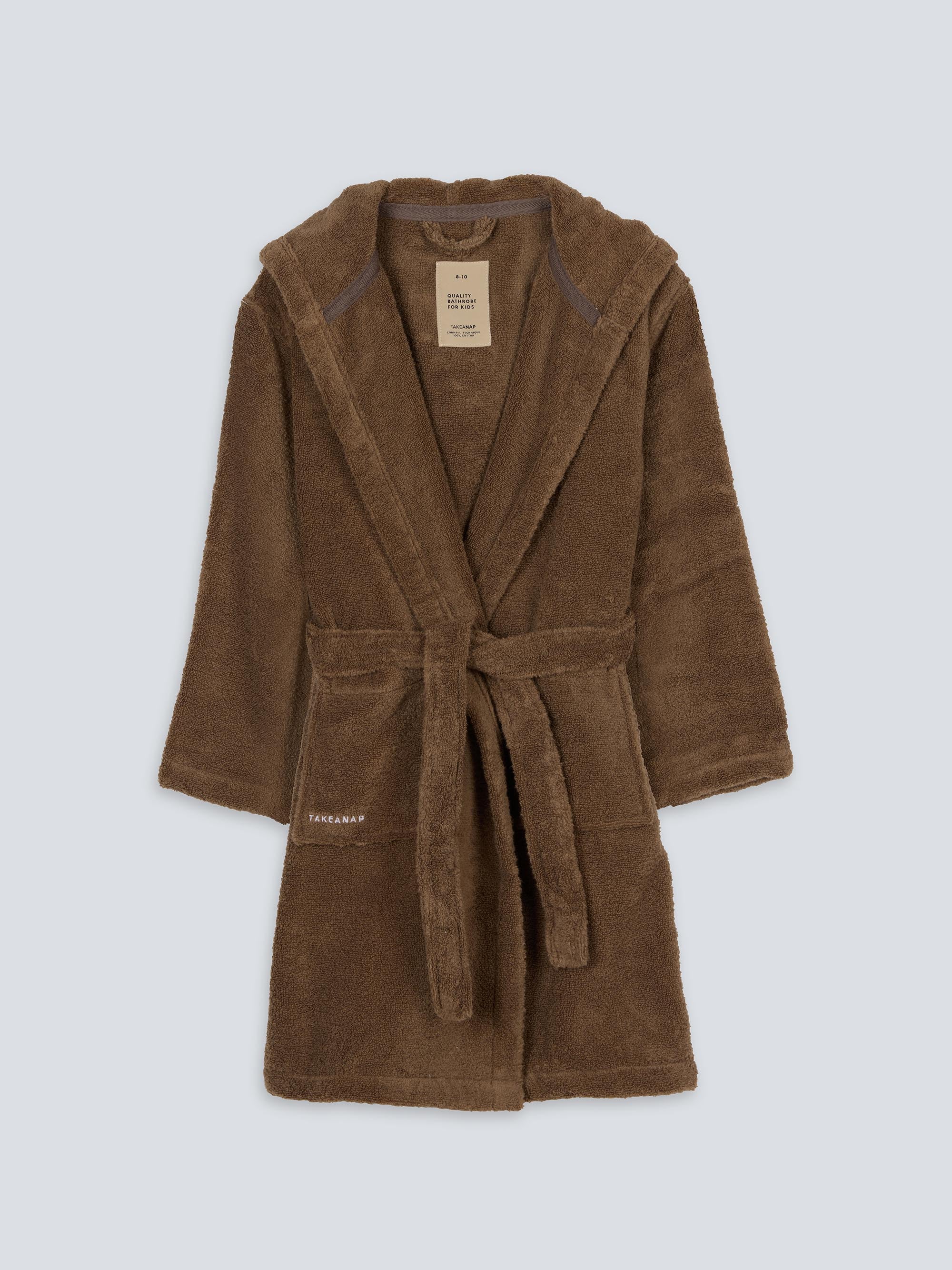Quality Kids Hooded Bathrobe – Mocha