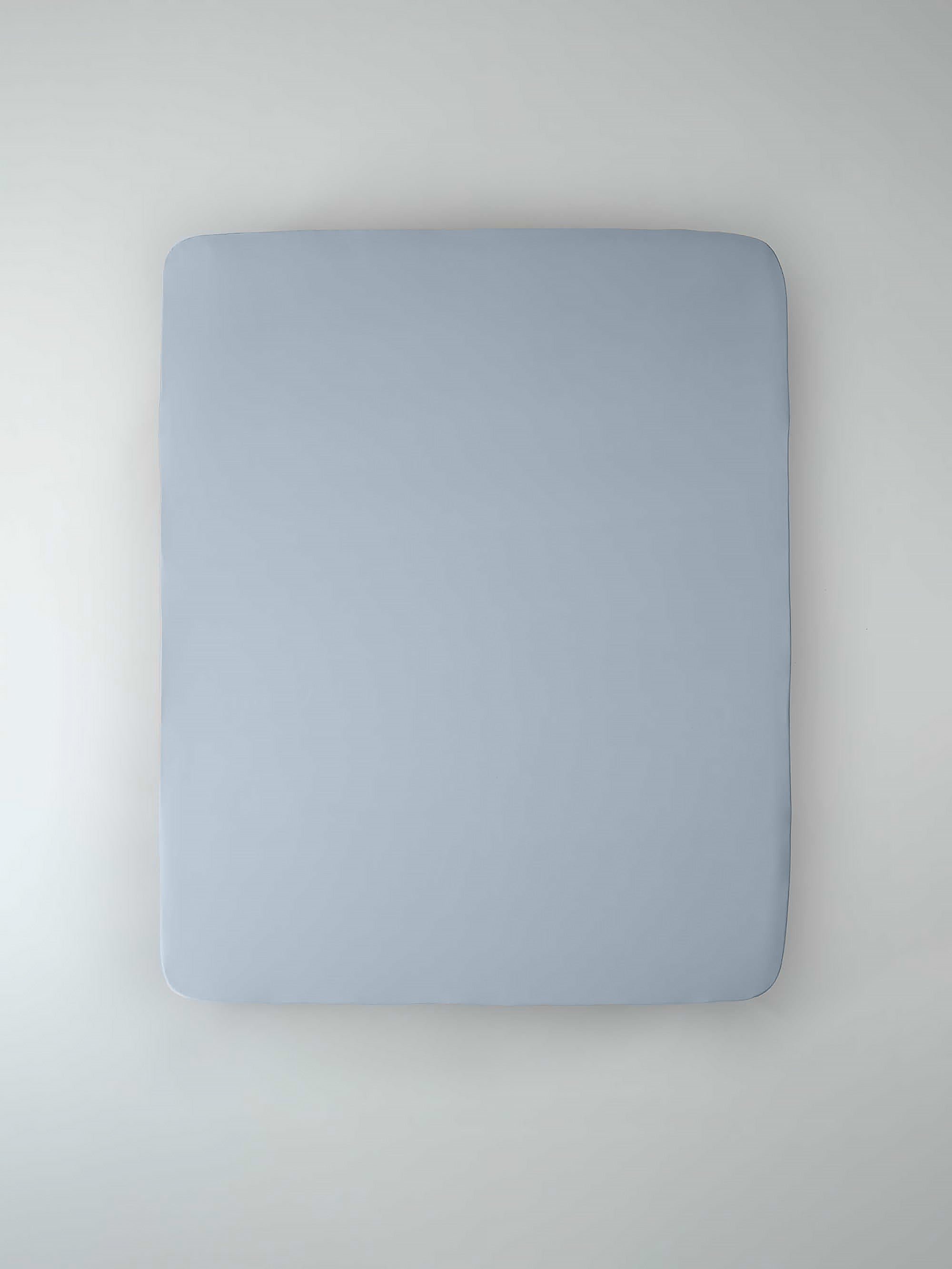 Bamboo Fitted Sheet – Sky
