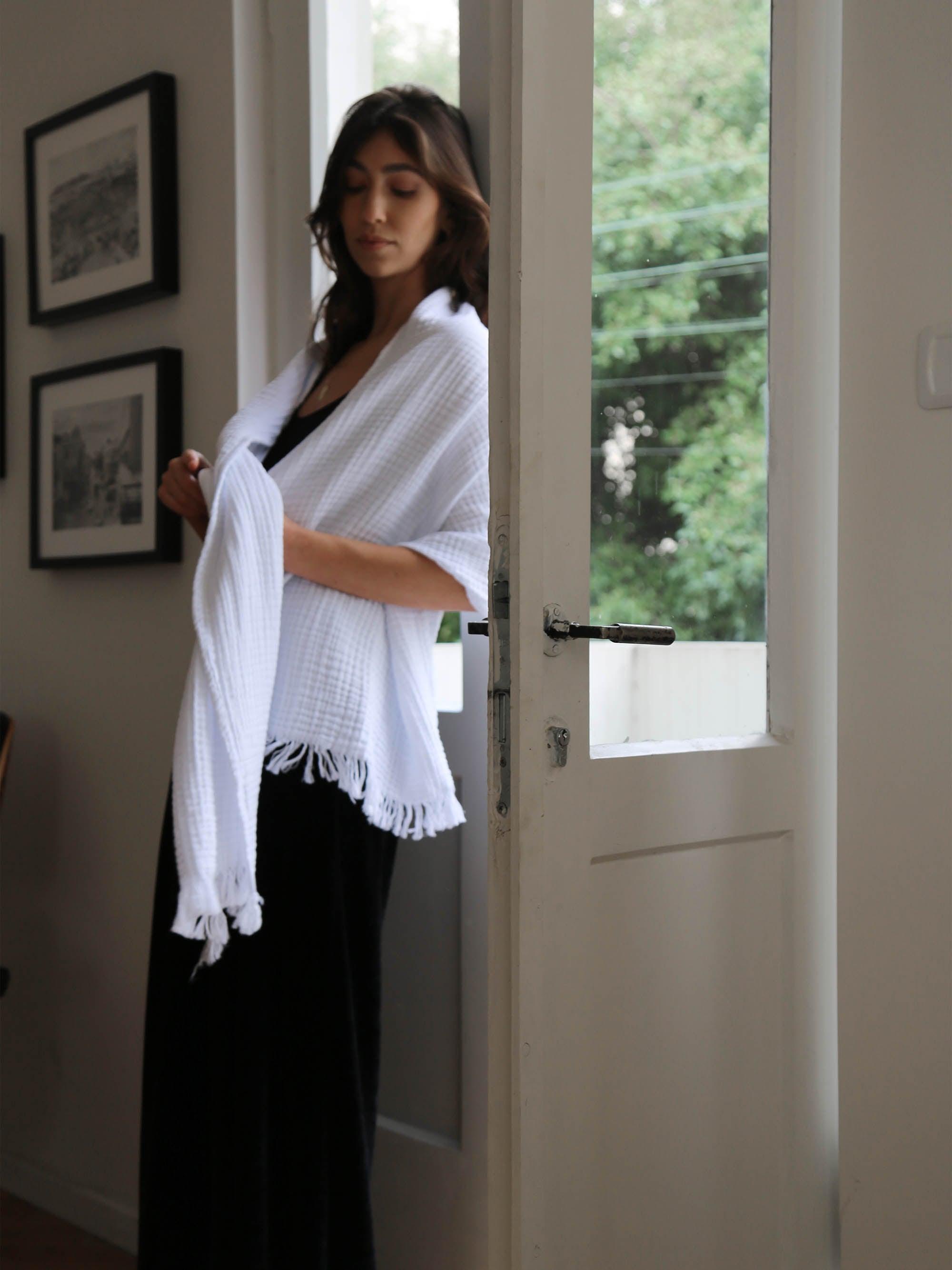 צעיף Dream - לבן