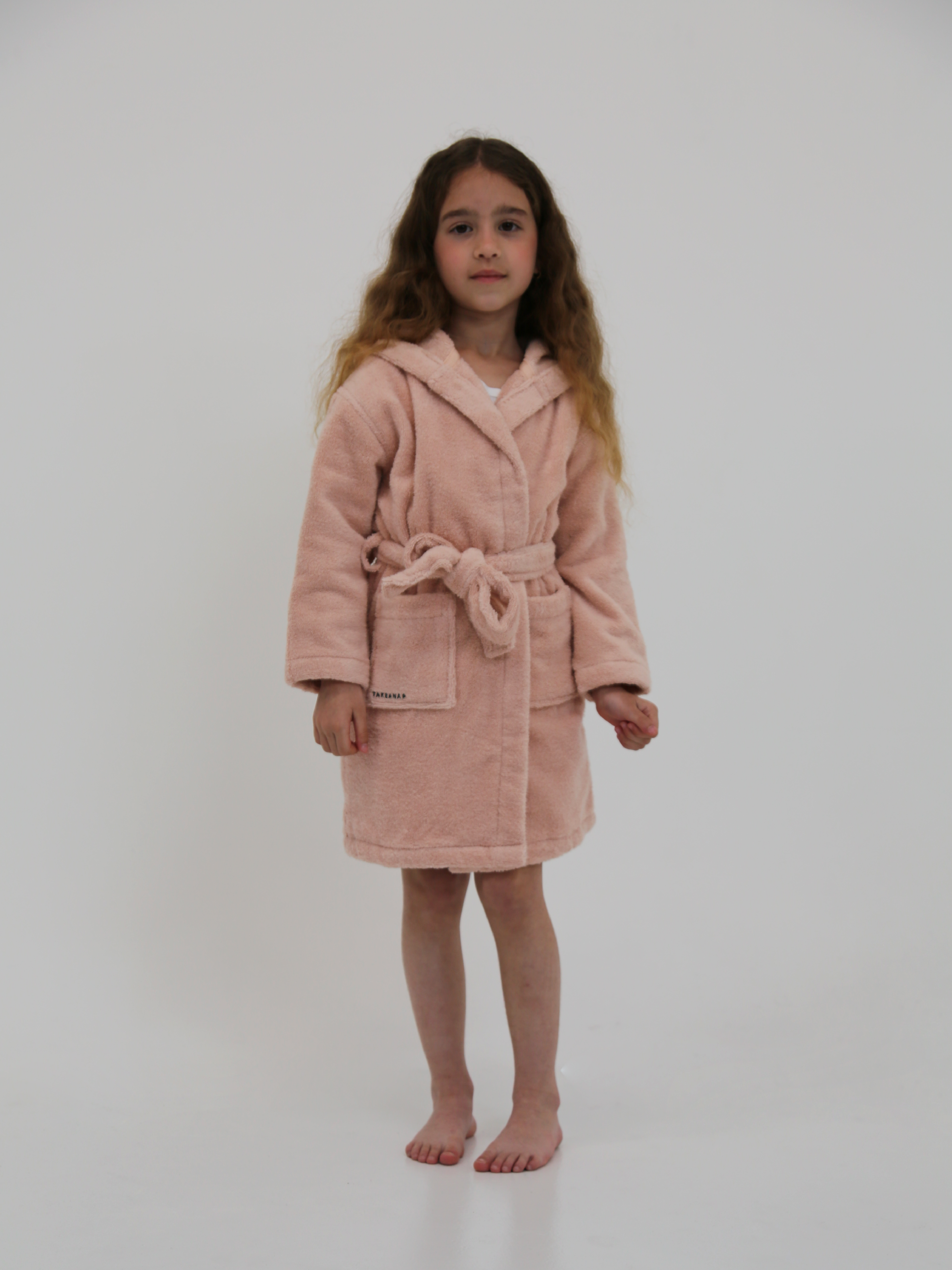 Quality Kids Hooded Bathrobe – Pink