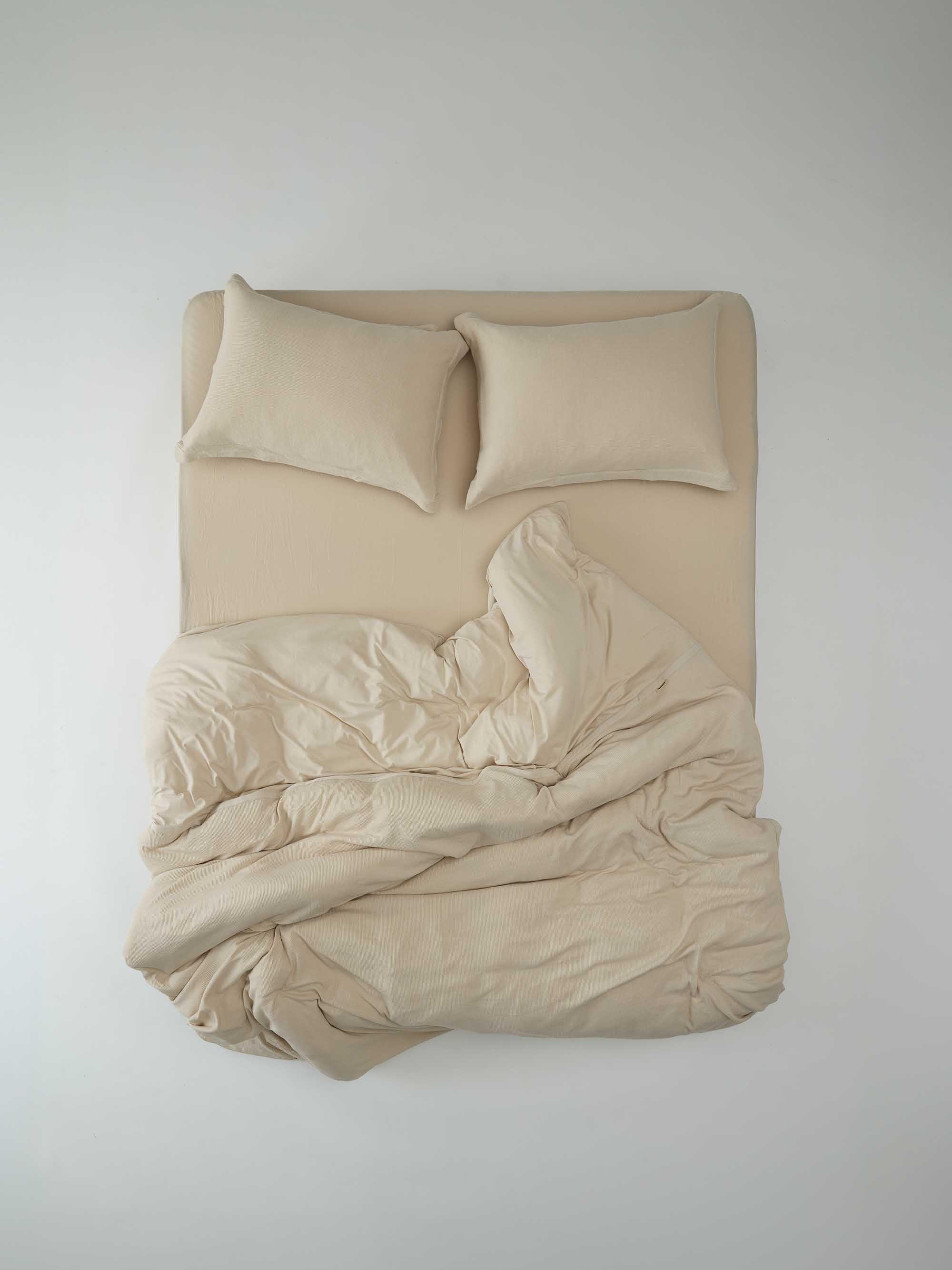 ציפה וציפיות טריקו Jacquard - אבן