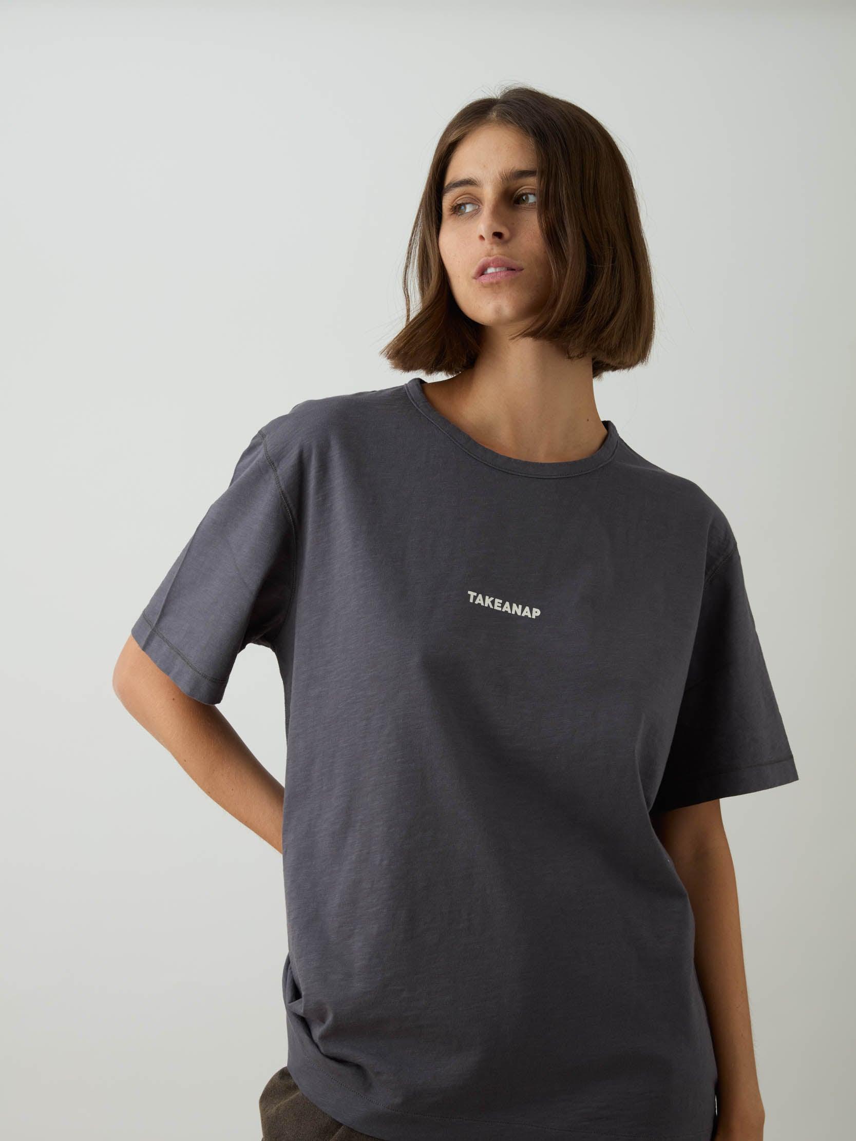 החולצה האורגנית יוניסקס - פחם