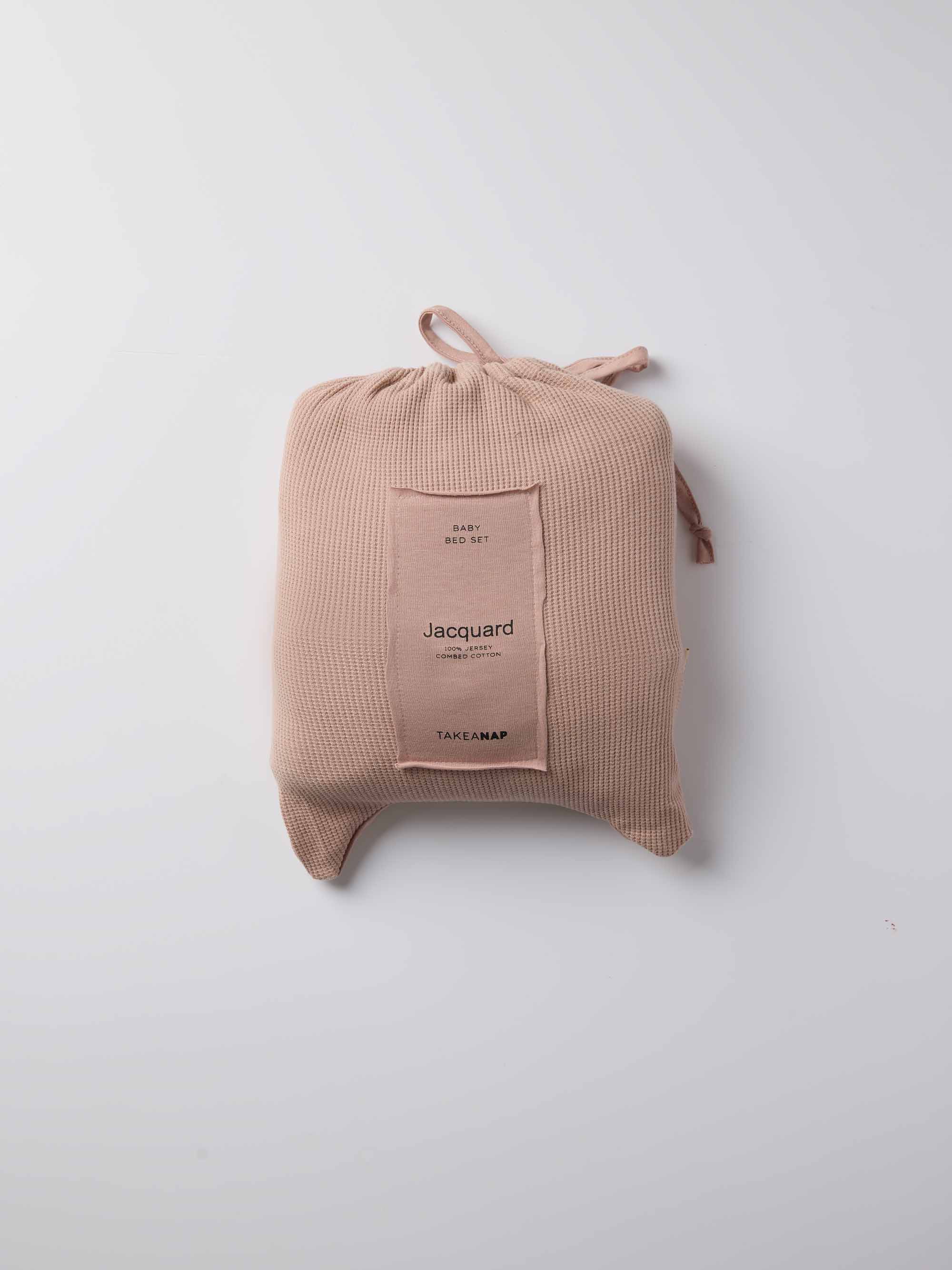 מצעים למיטת מעבר ותינוק Jacquard - ניוד