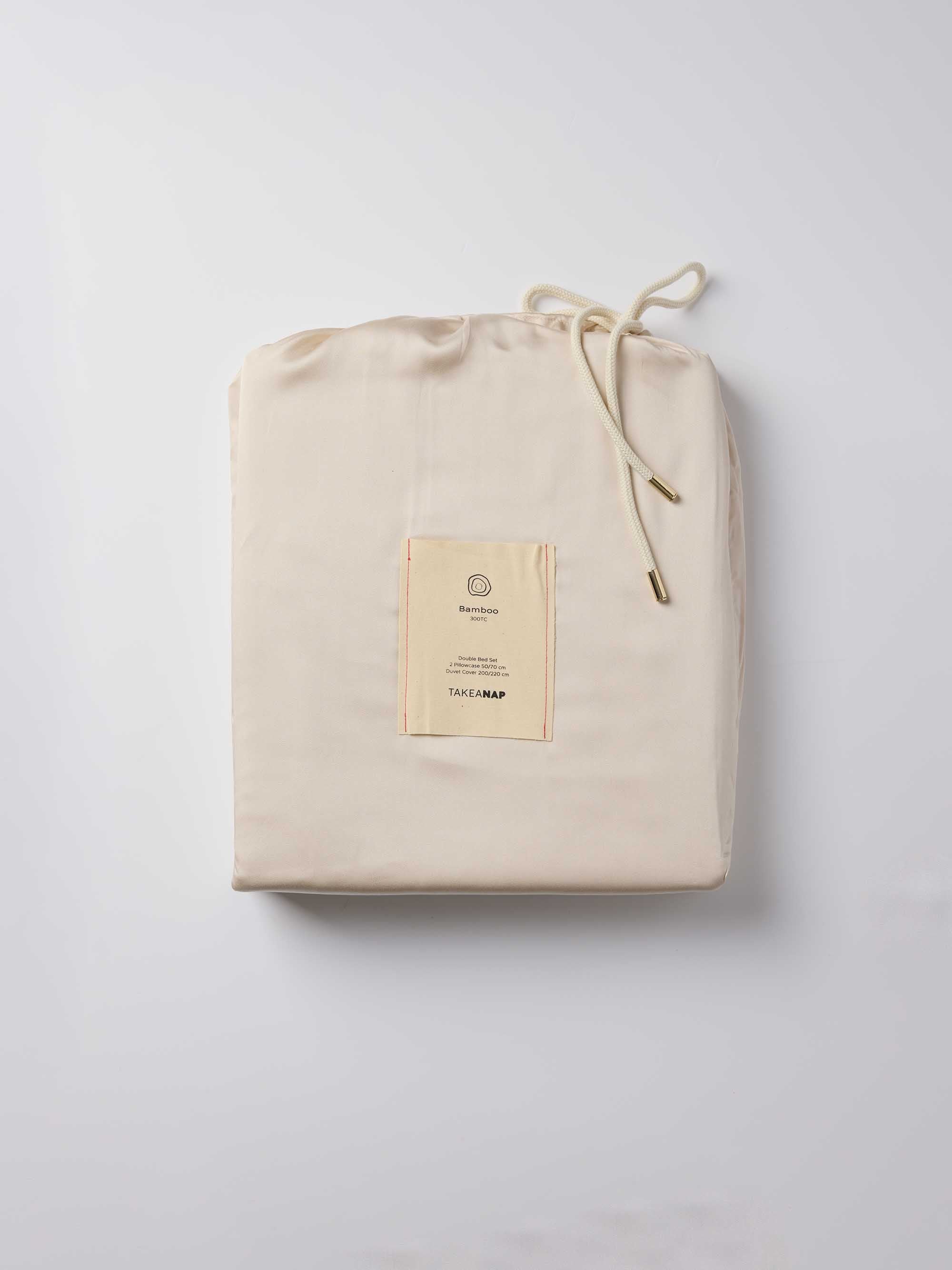 Bamboo Fitted Sheet – Sand