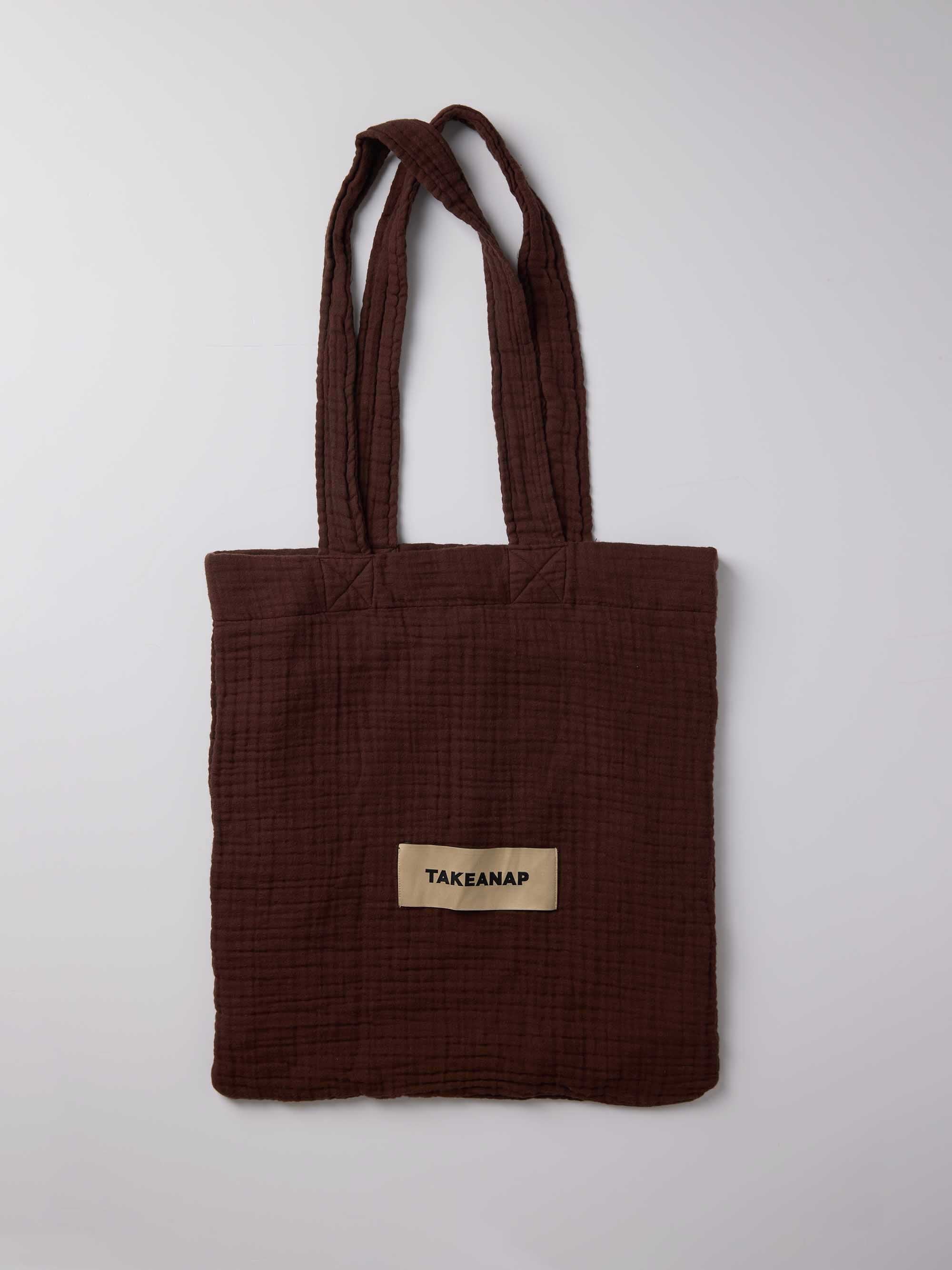 Dream Muslin Tote Bag - Brownie