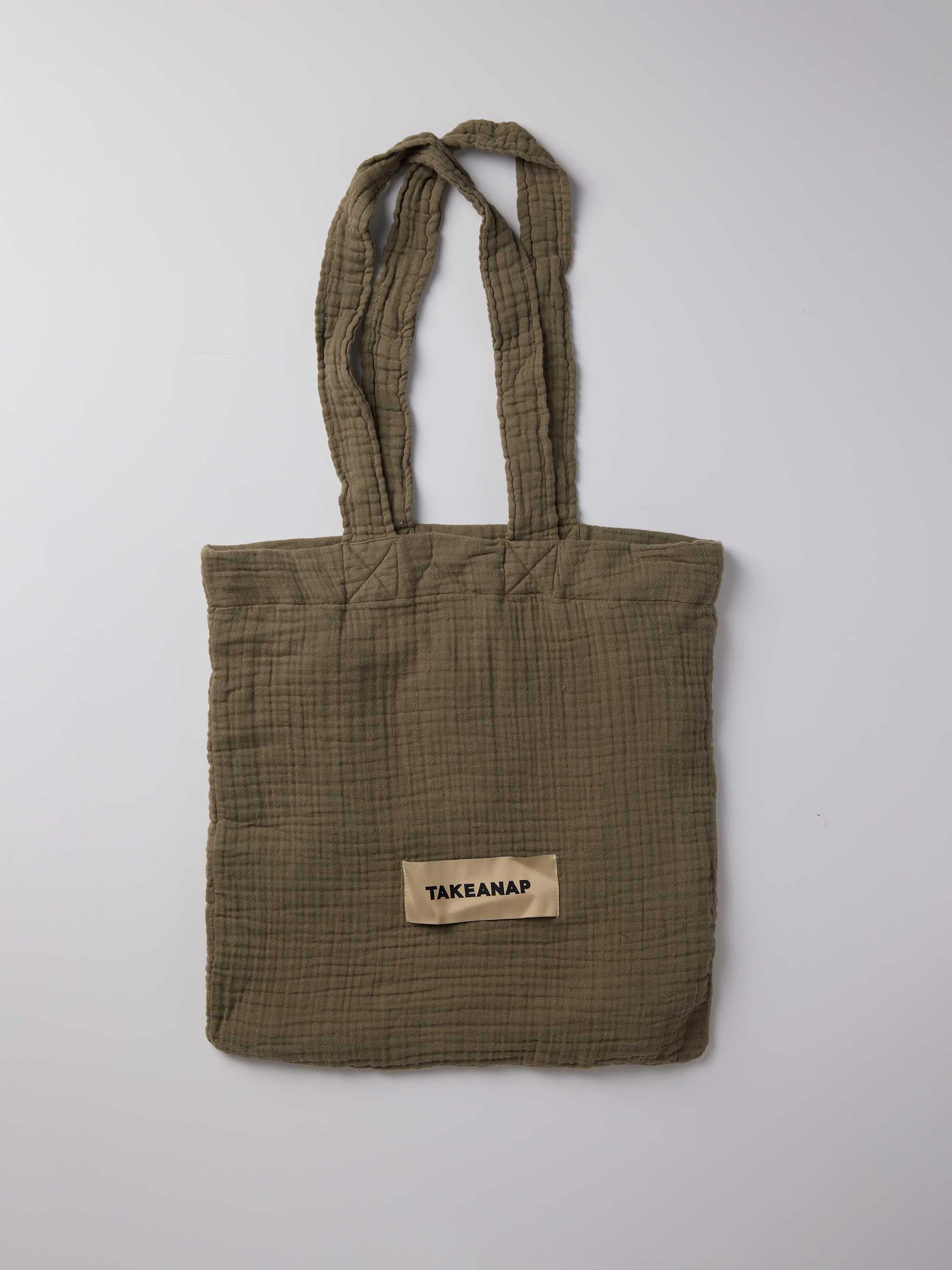Dream Muslin Tote Bag - Olive