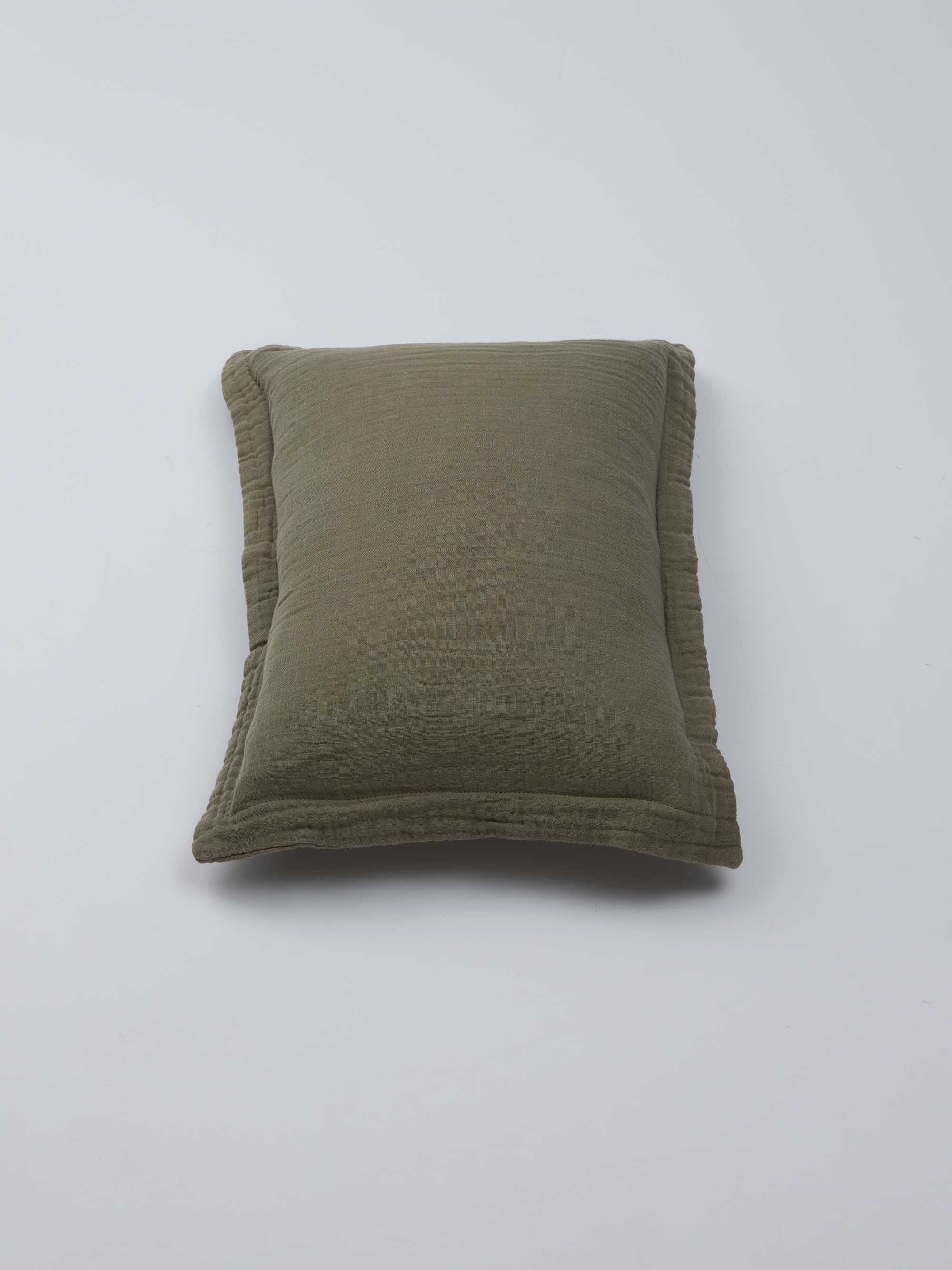 Dream Muslin Toddler Duvet Cover Set – Olive