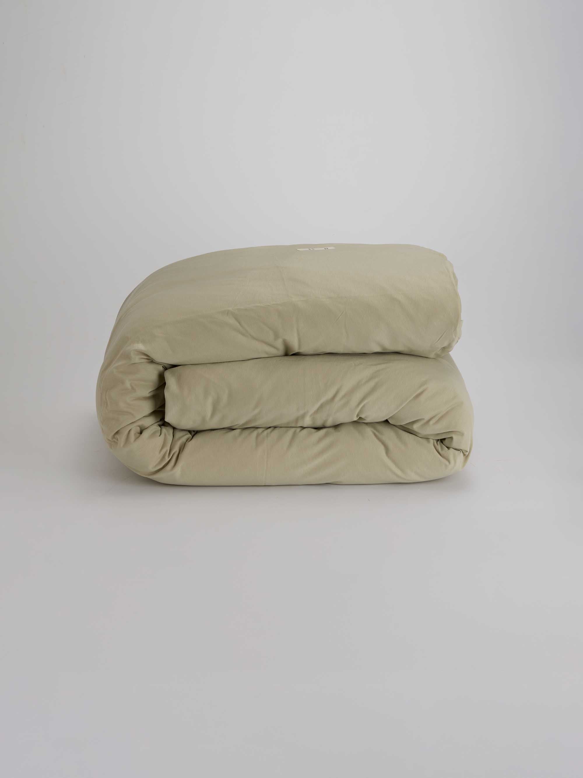 Oxford Jersey Duvet Cover Set – Pistachio