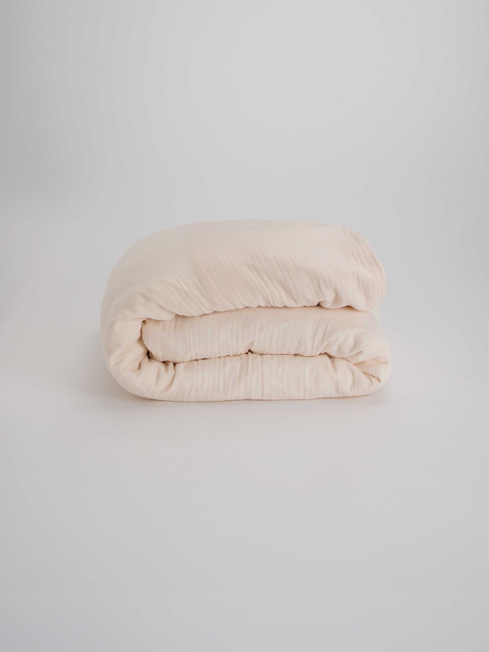 Dream Muslin Toddler Duvet Cover Set – Powder Pink