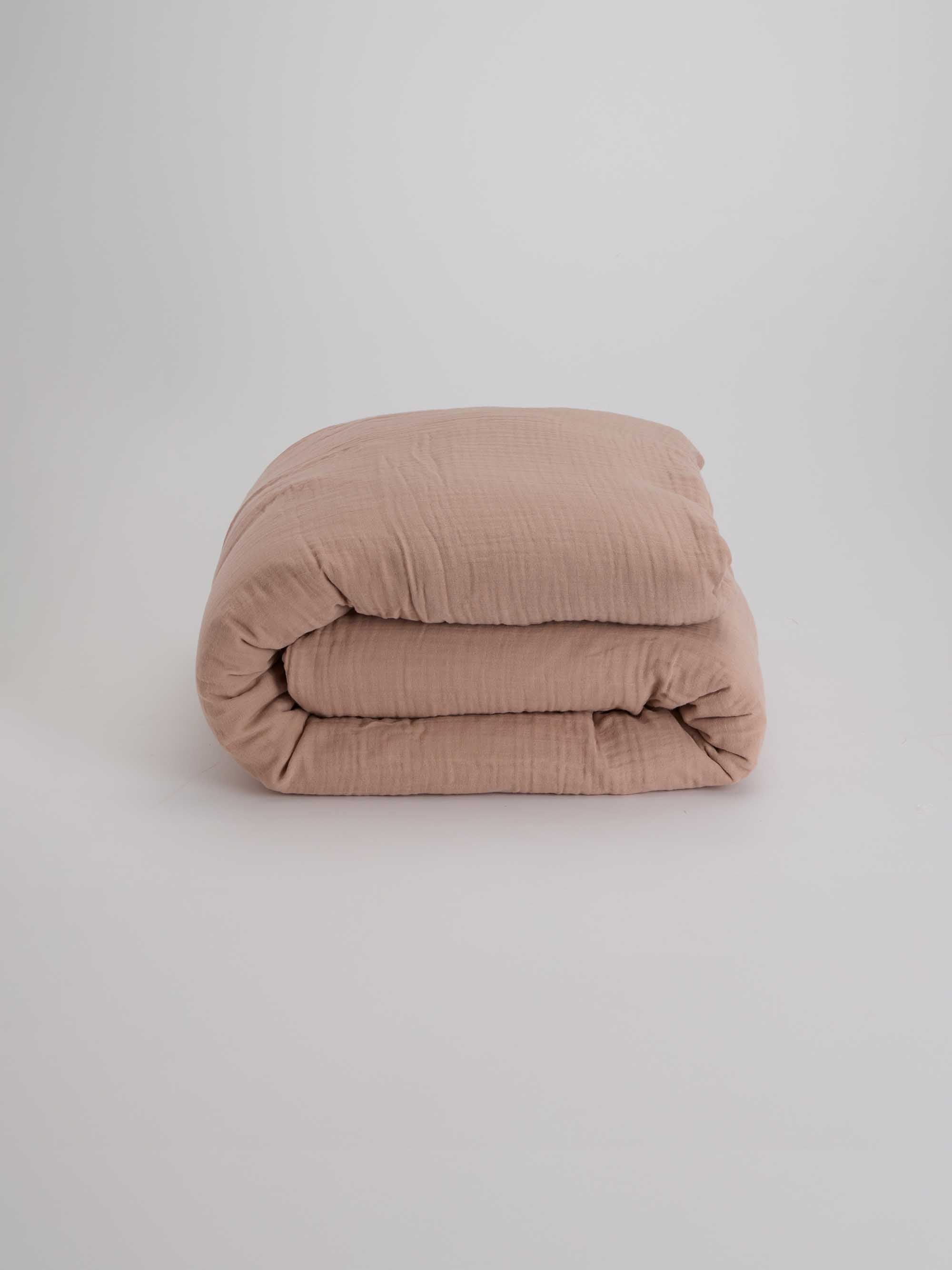 Dream Muslin Toddler Duvet Cover Set – Nude