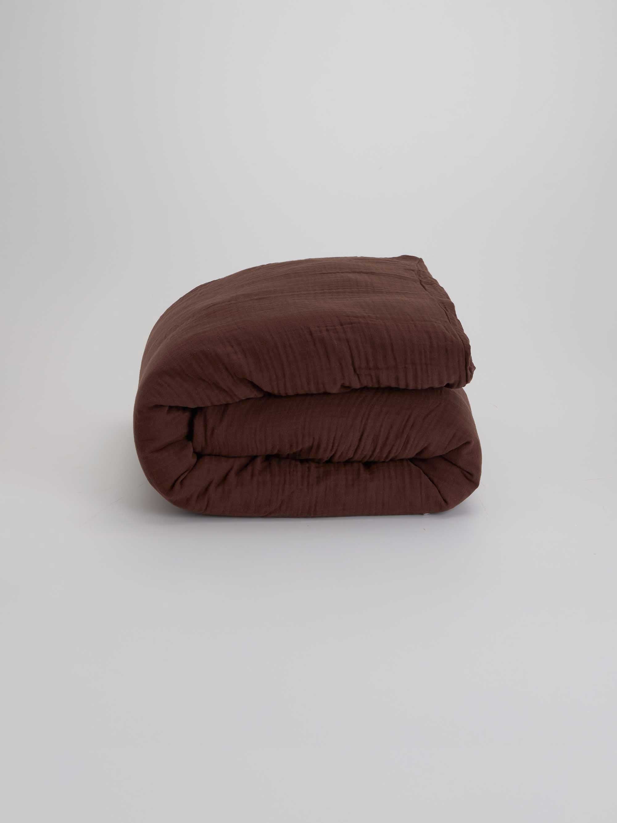 Dream Muslin Toddler Duvet Cover Set –Brownie