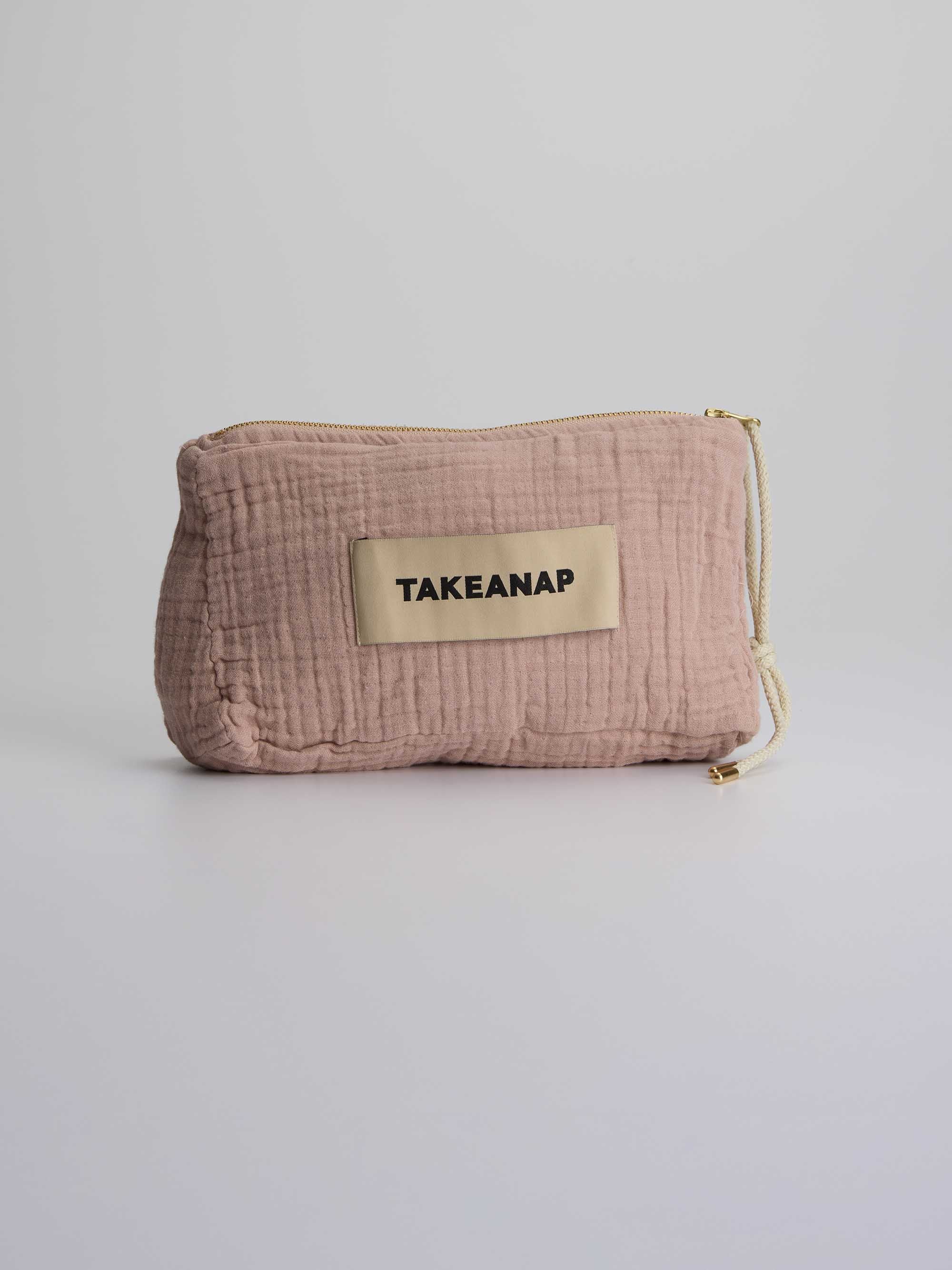 Dream Cotton Quilted Clutch Bag – Nude