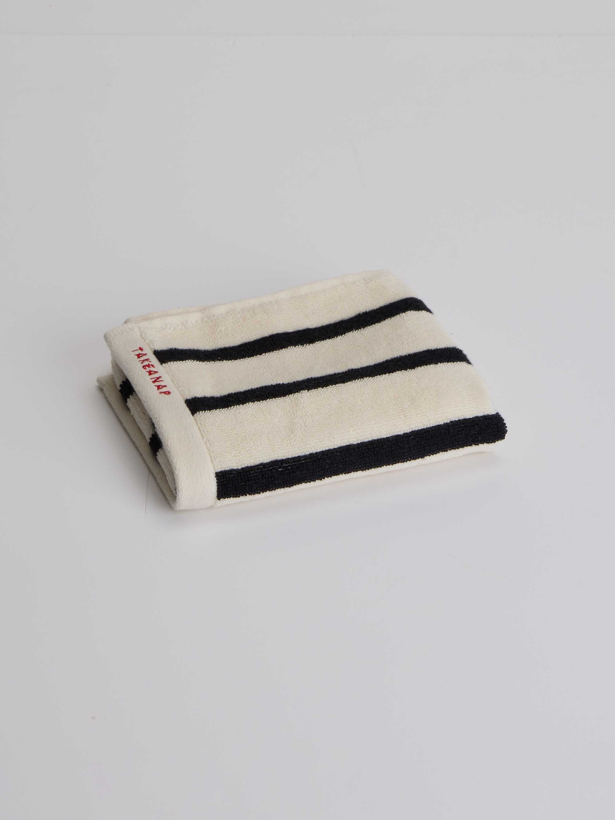 Stripes Bath Towels – Black