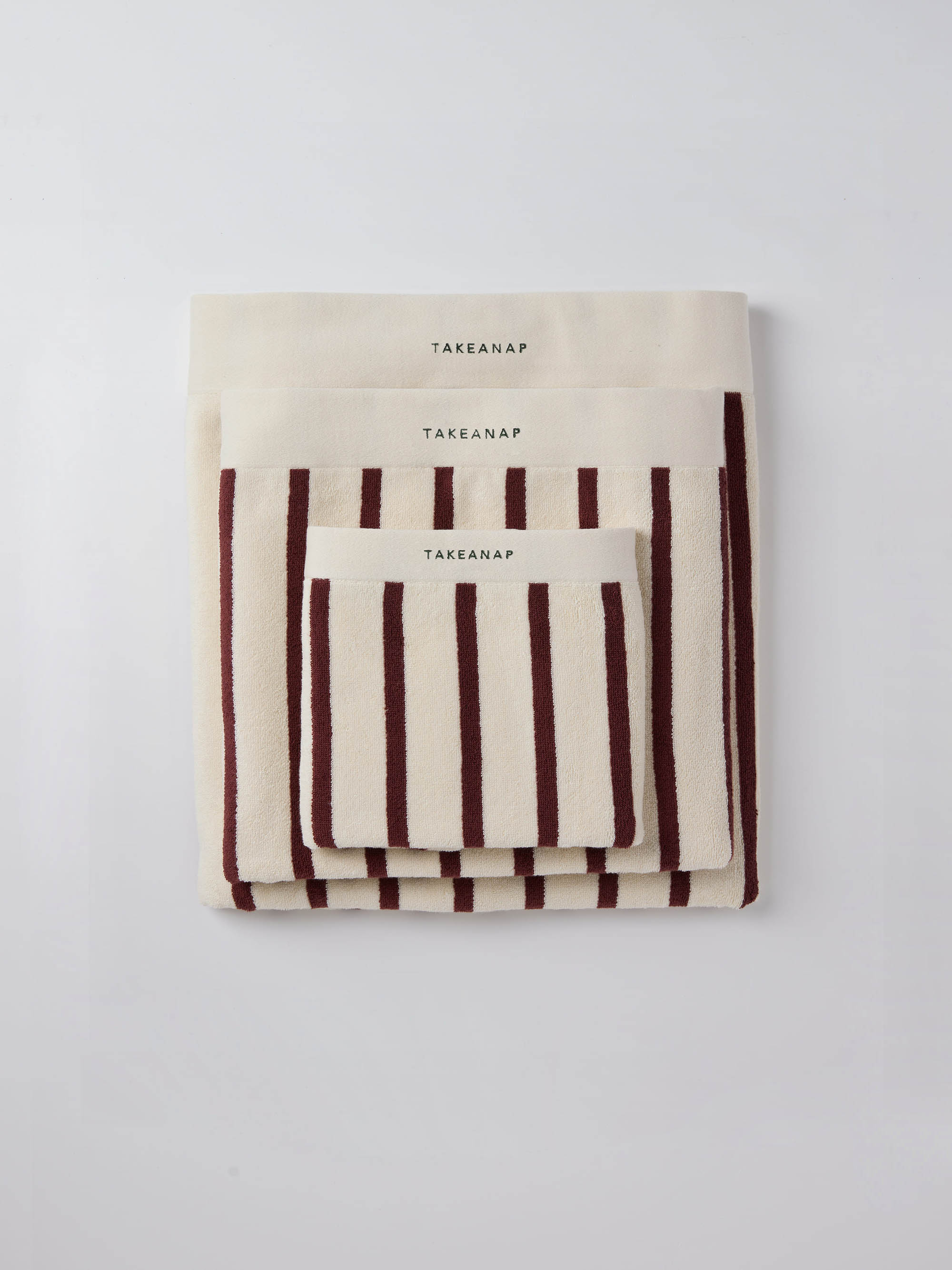 Stripes Bath Towels – Tabaco