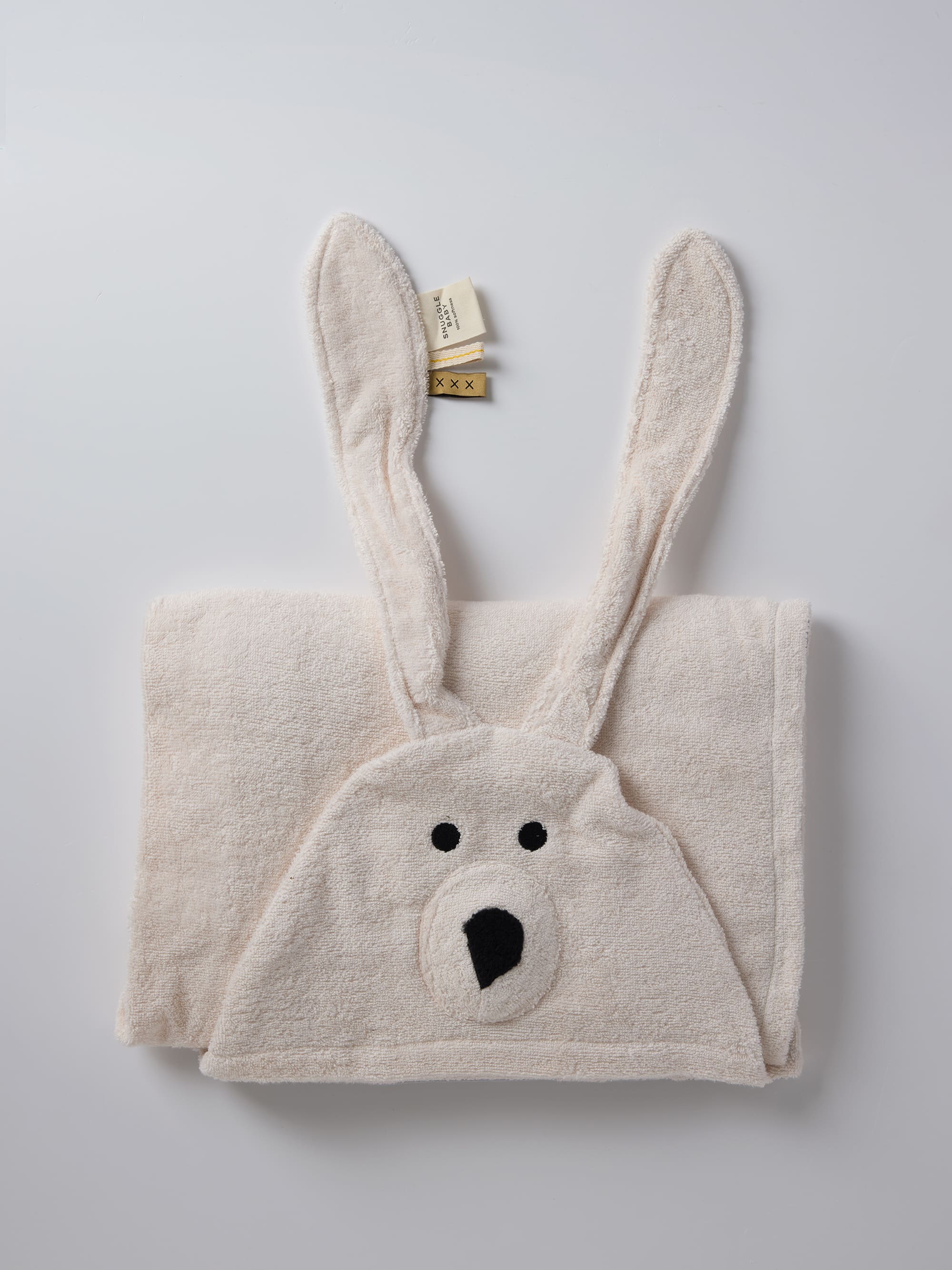 Bear Hooded Baby Bath Towel – Powder Pink