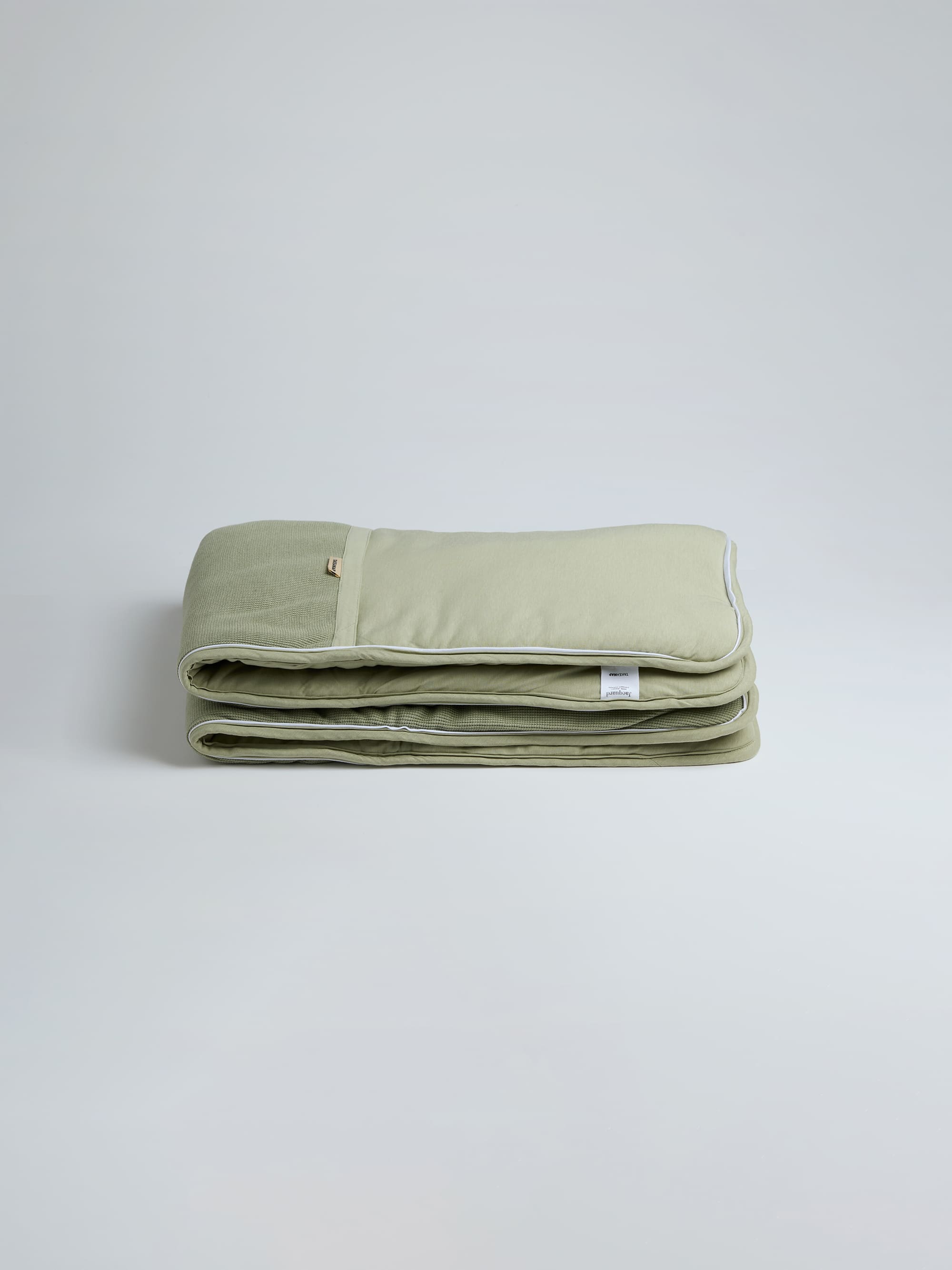 Jacquard Waffle Soft Baby Blanket – Sage