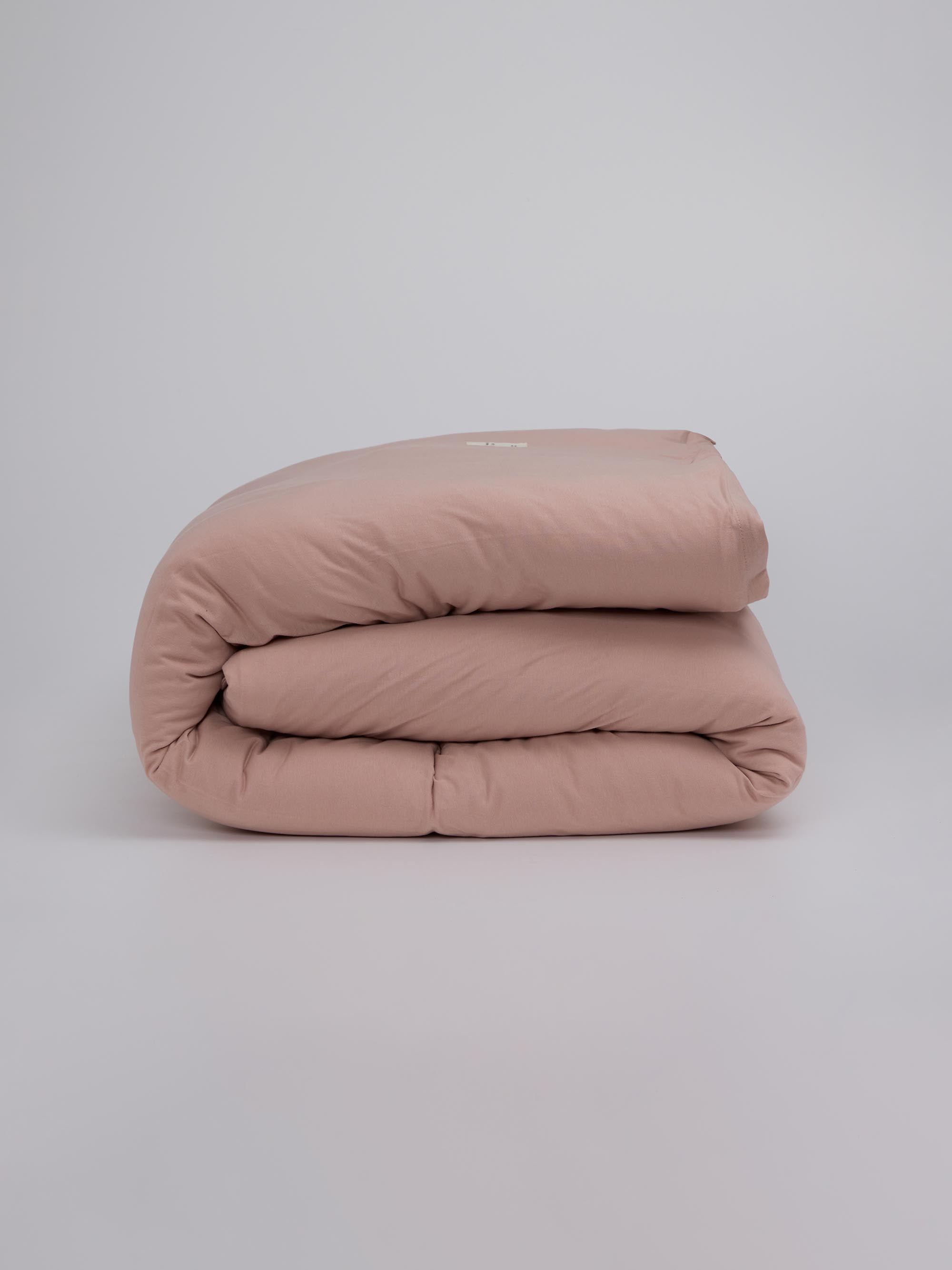 Oxford Jersey Duvet Cover Set – Nude