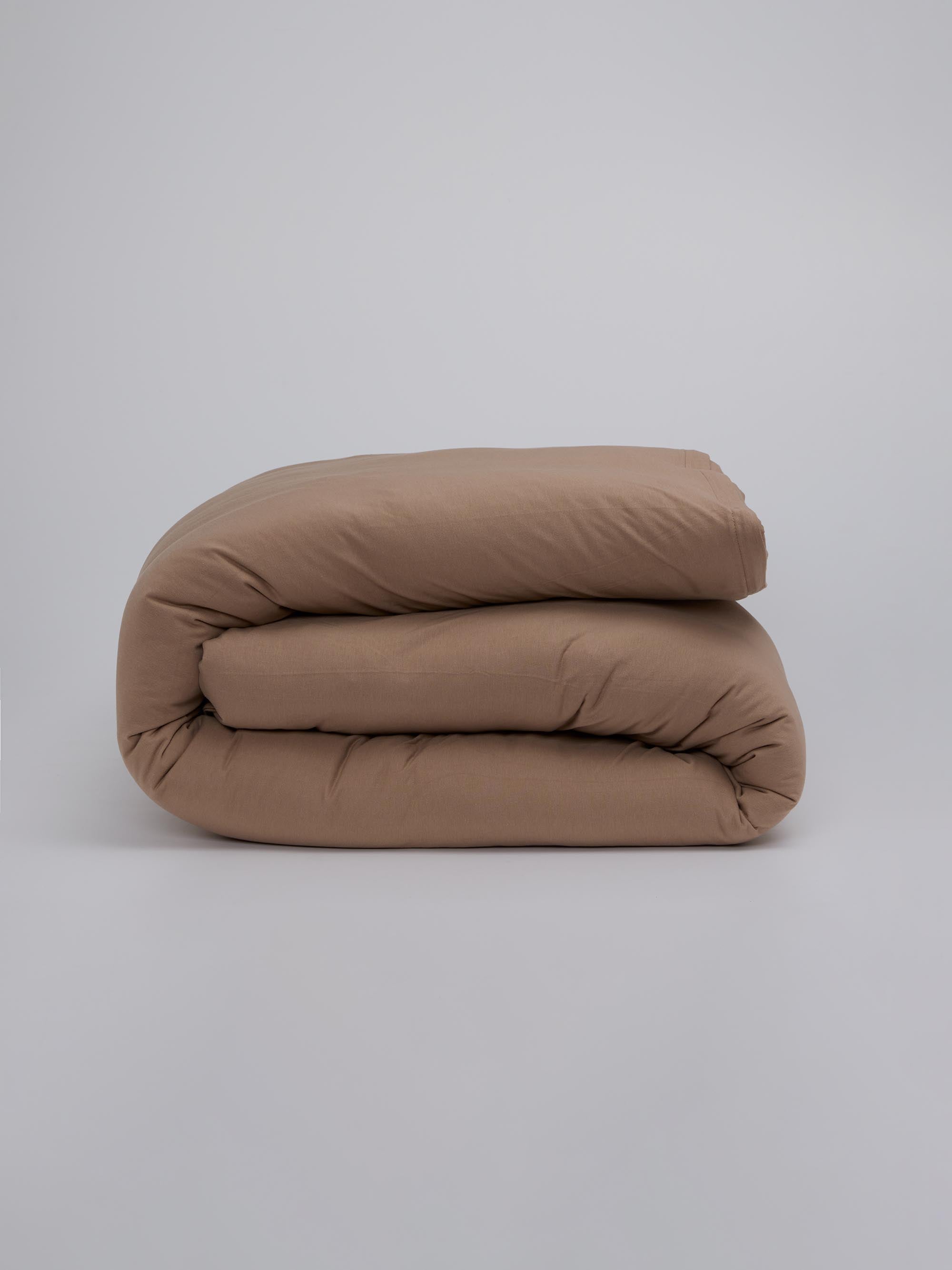 Oxford Jersey Duvet Cover Set – Mocha