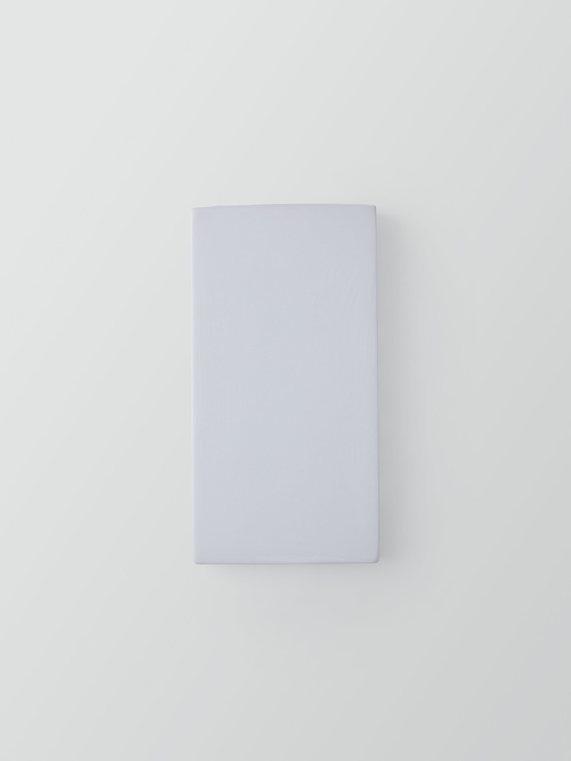 Cotton Jersey Fitted Baby Sheet – White