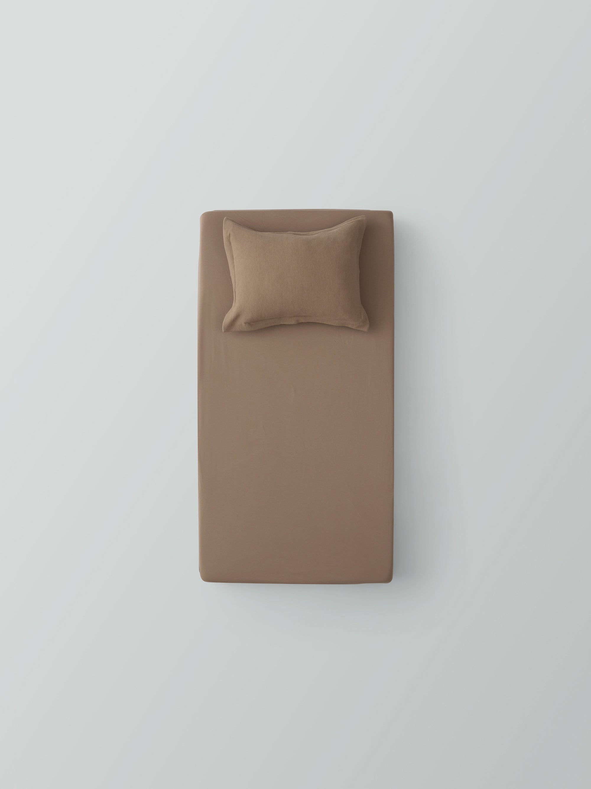 Cotton Jersey Fitted Baby Sheet – Mocha