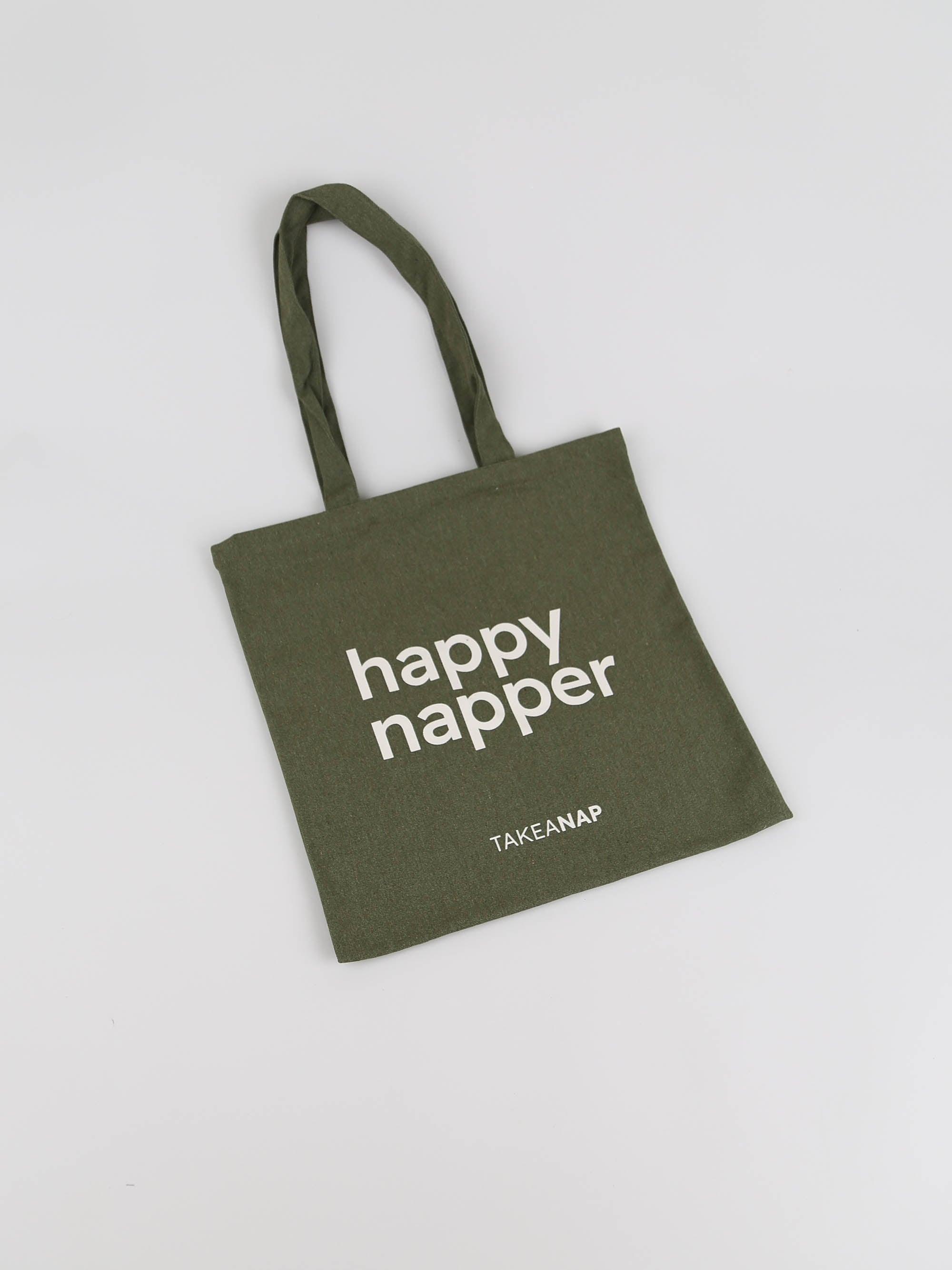 תיק קניות בד זית